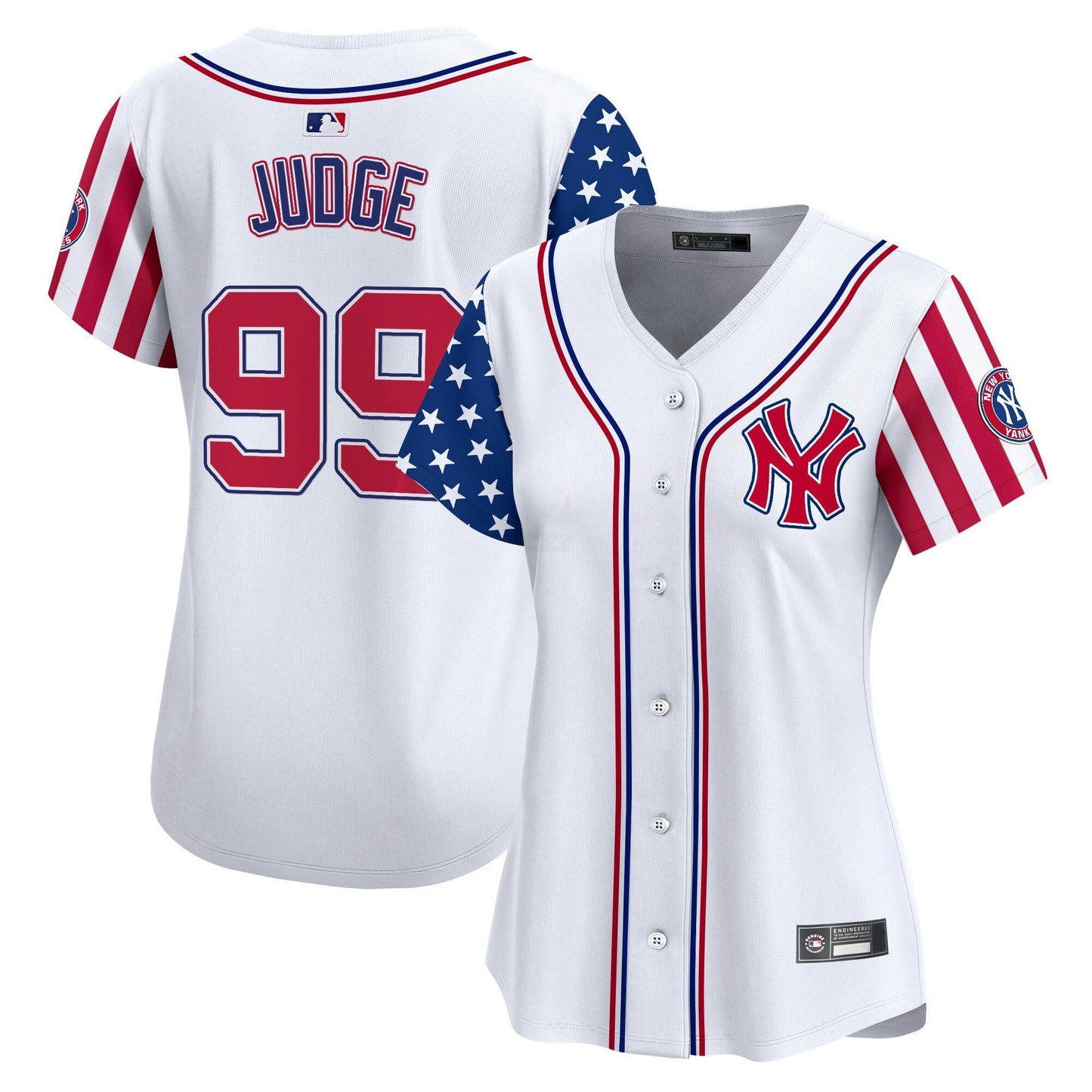 Camisa MLB New York Yankees Women’s New York 2025 Independence Day Vapor Premier Limited Jersey
