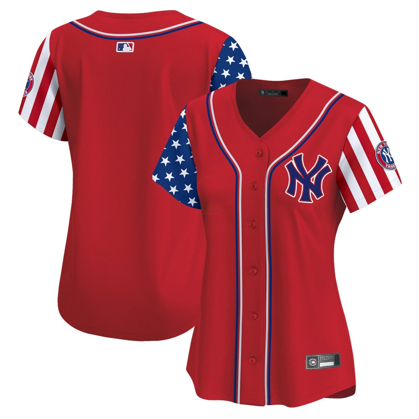 Camisa MLB New York Yankees Women’s New York 2025 Independence Day Vapor Premier Limited Jersey
