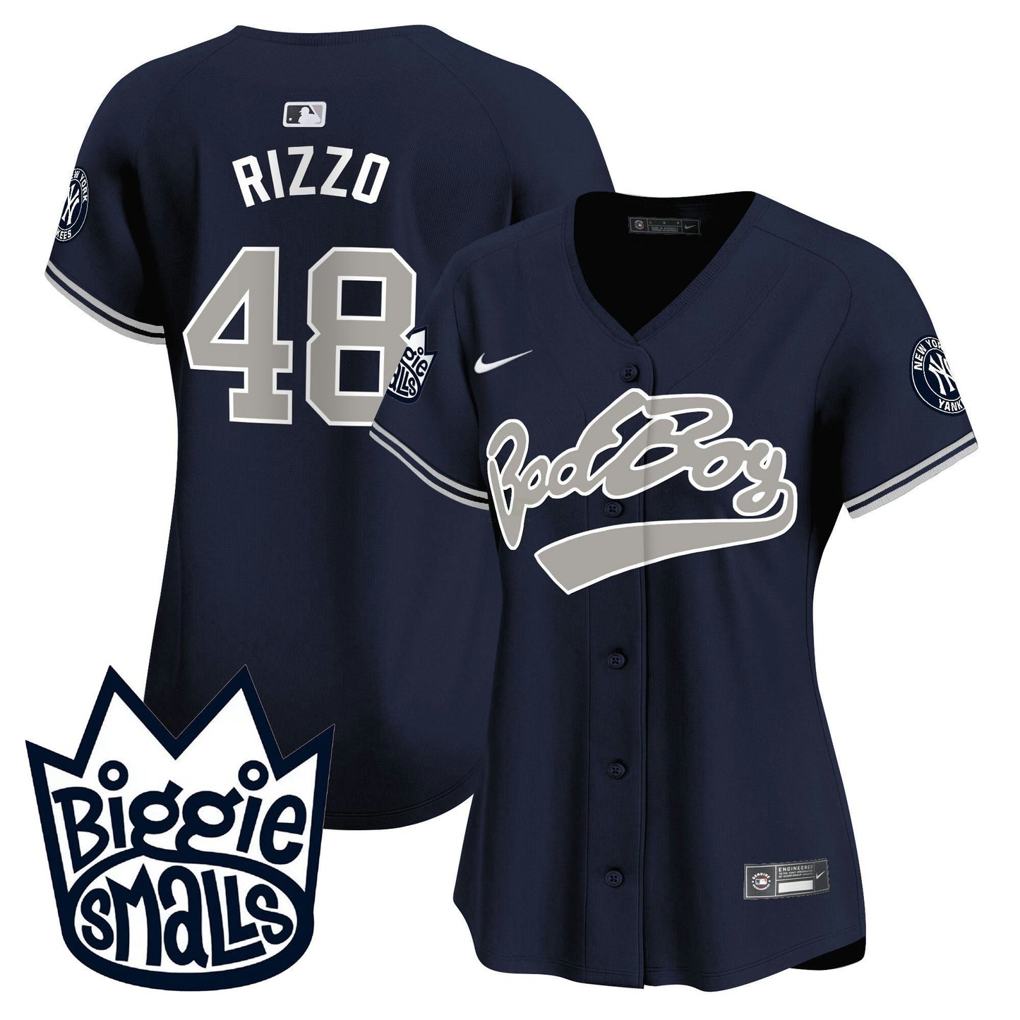 Camisa MLB Women’s New York Biggie Smalls Vapor Premier Limited Jersey