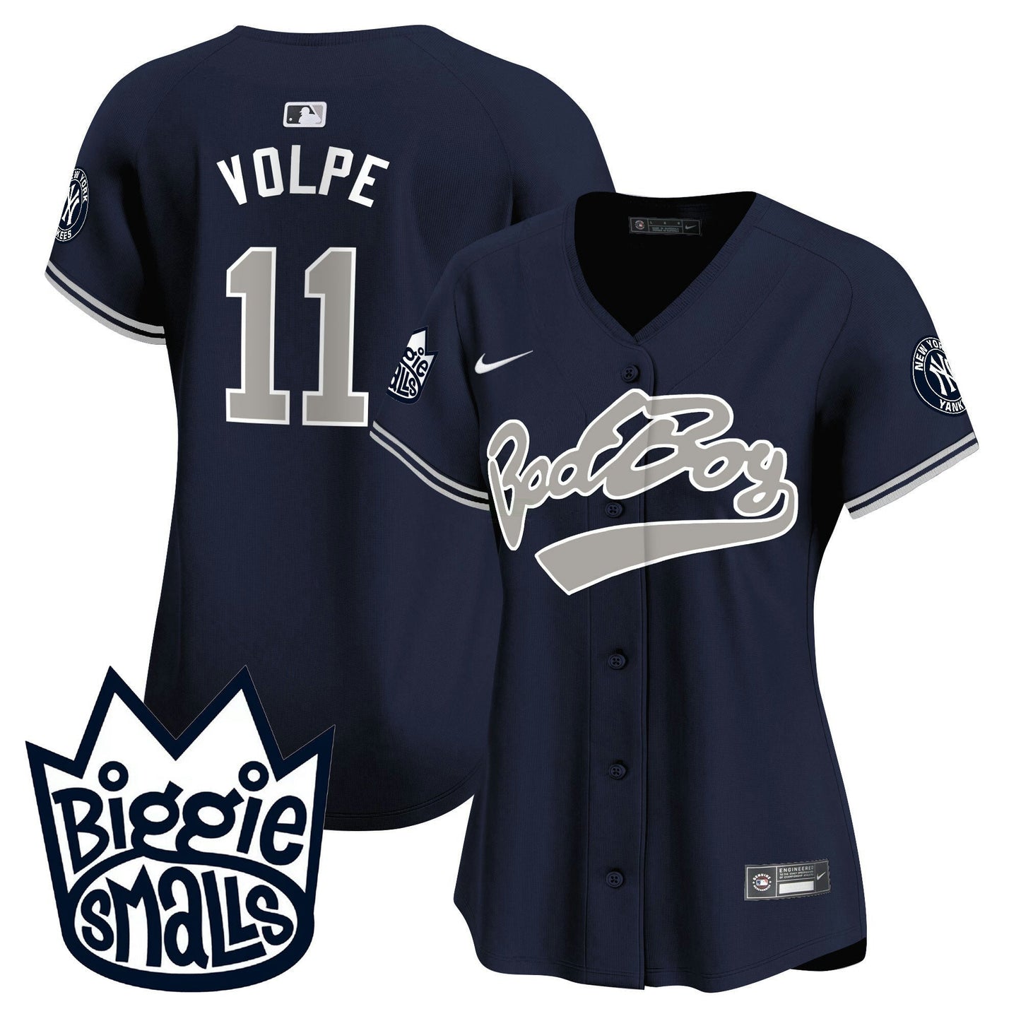 Camisa MLB Women’s New York Biggie Smalls Vapor Premier Limited Jersey
