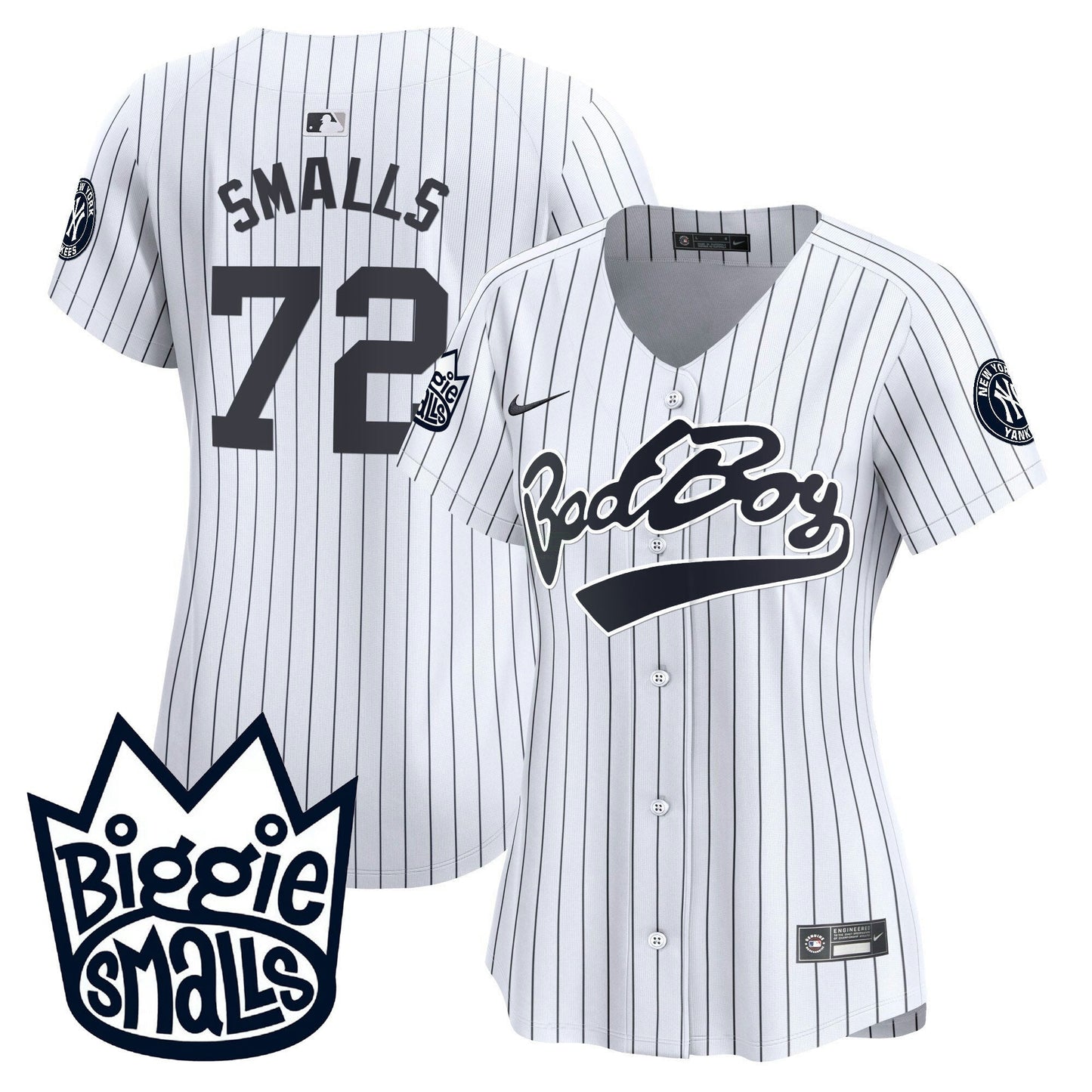Camisa MLB Women’s New York Biggie Smalls Vapor Premier Limited Jersey