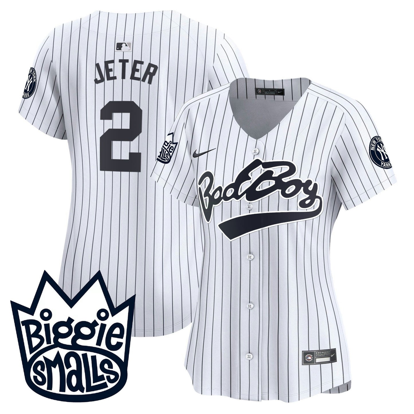Camisa MLB Women’s New York Biggie Smalls Vapor Premier Limited Jersey