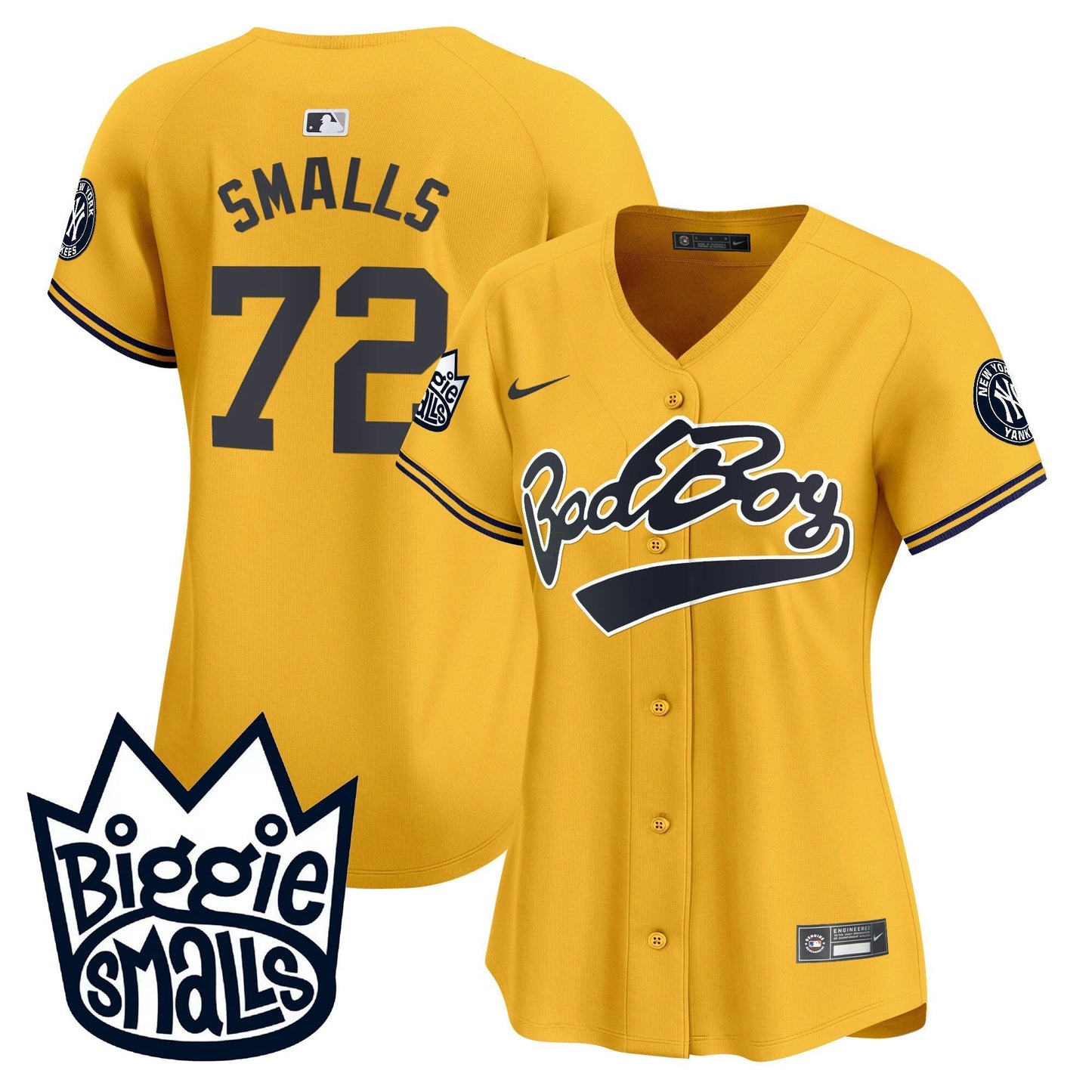 Camisa MLB Women’s New York Biggie Smalls Vapor Premier Limited Jersey