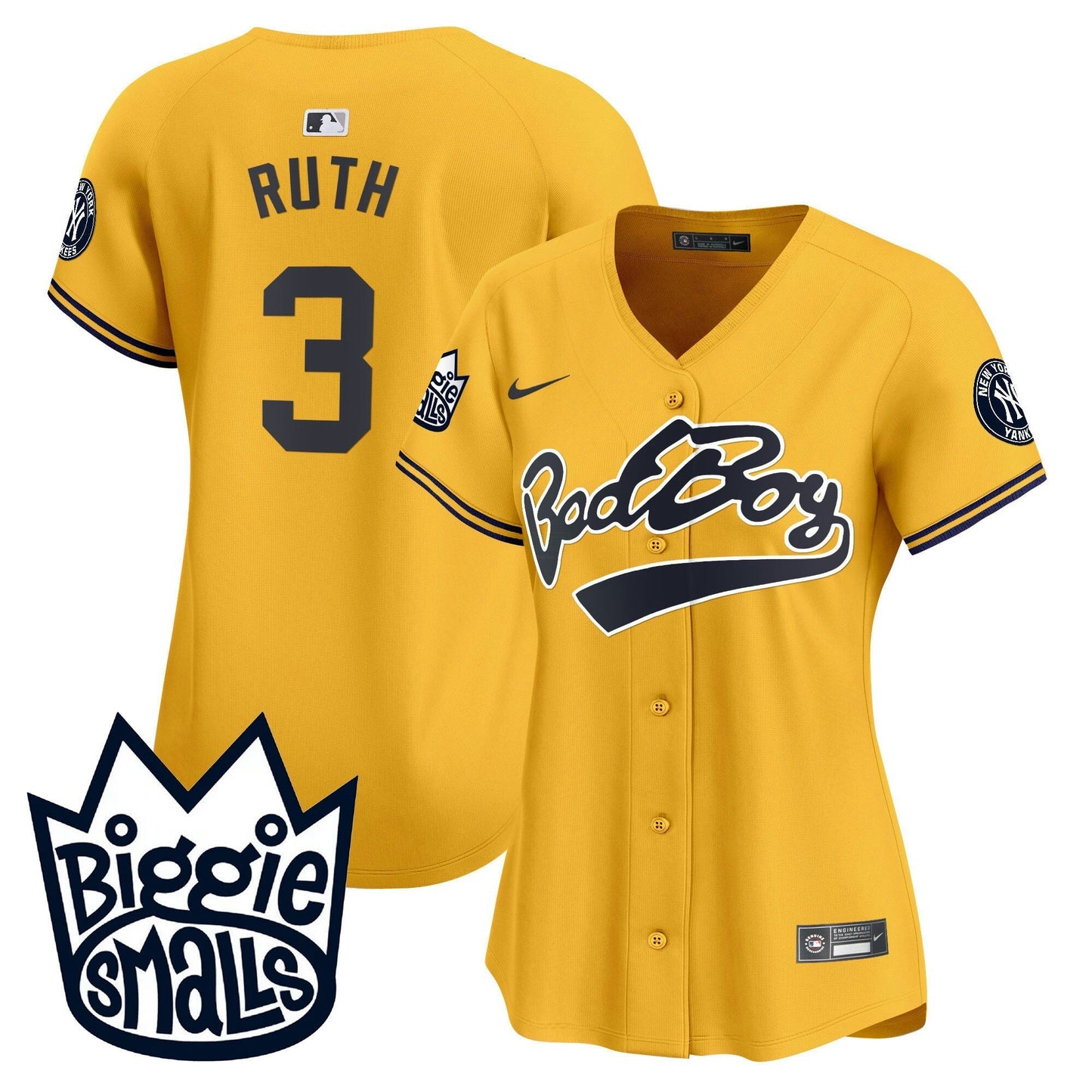 Camisa MLB Women’s New York Biggie Smalls Vapor Premier Limited Jersey