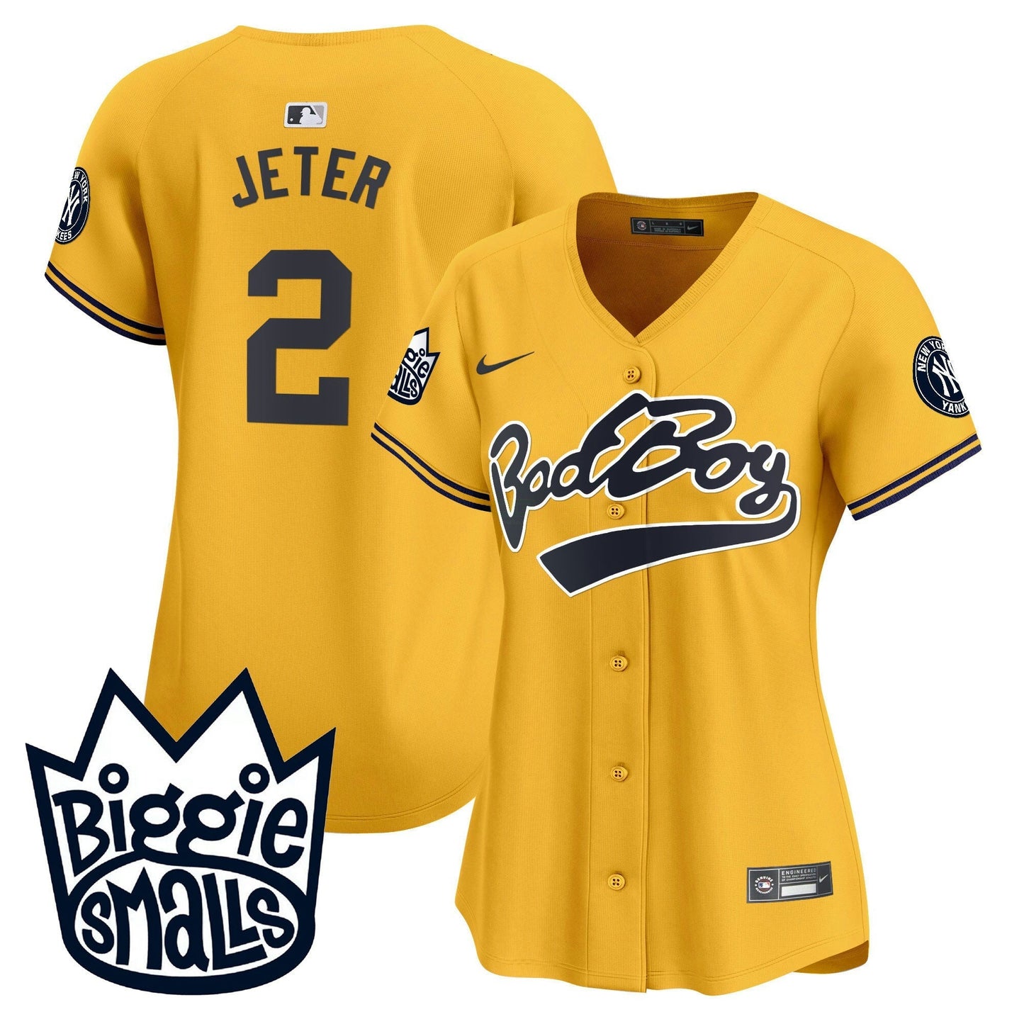 Camisa MLB Women’s New York Biggie Smalls Vapor Premier Limited Jersey