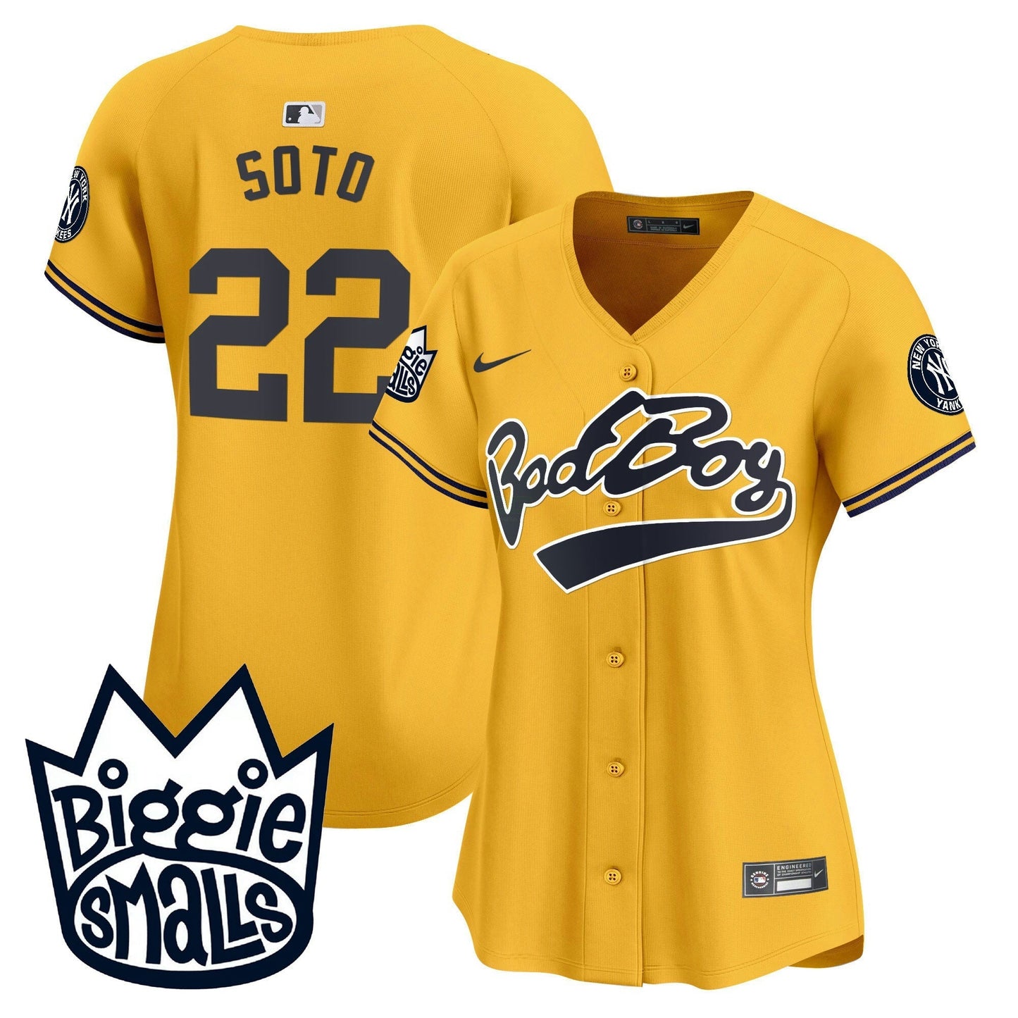 Camisa MLB Women’s New York Biggie Smalls Vapor Premier Limited Jersey
