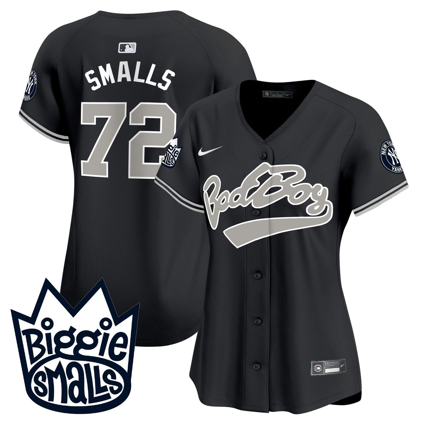 Camisa MLB Women’s New York Biggie Smalls Vapor Premier Limited Jersey