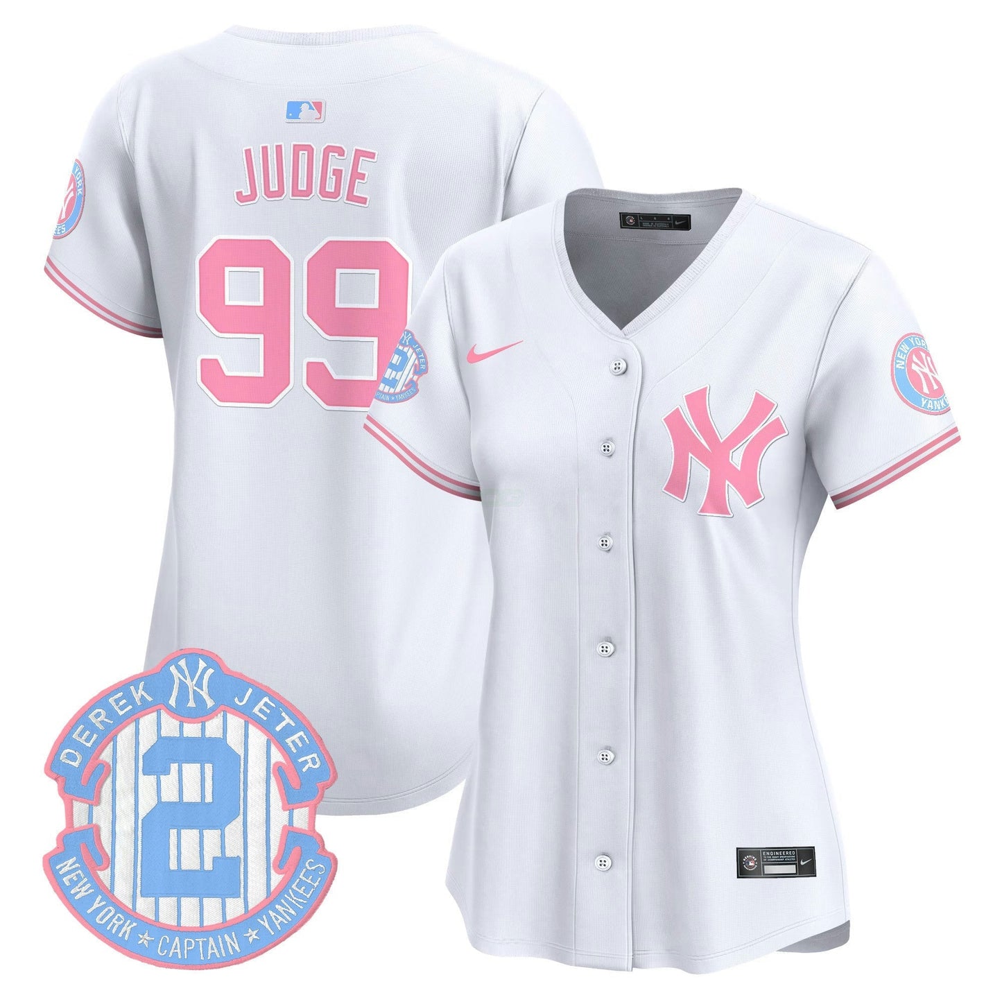 Camisa MLB Women’s New York Bubblegum Pink Vapor Premier Limited Jersey