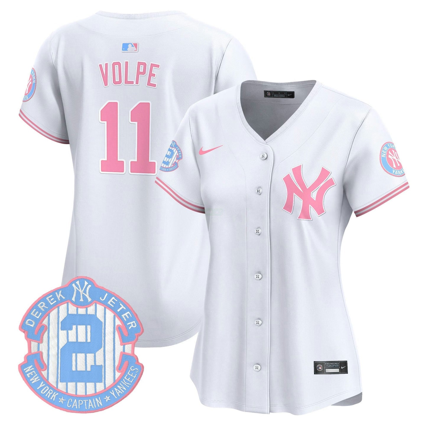 Camisa MLB Women’s New York Bubblegum Pink Vapor Premier Limited Jersey