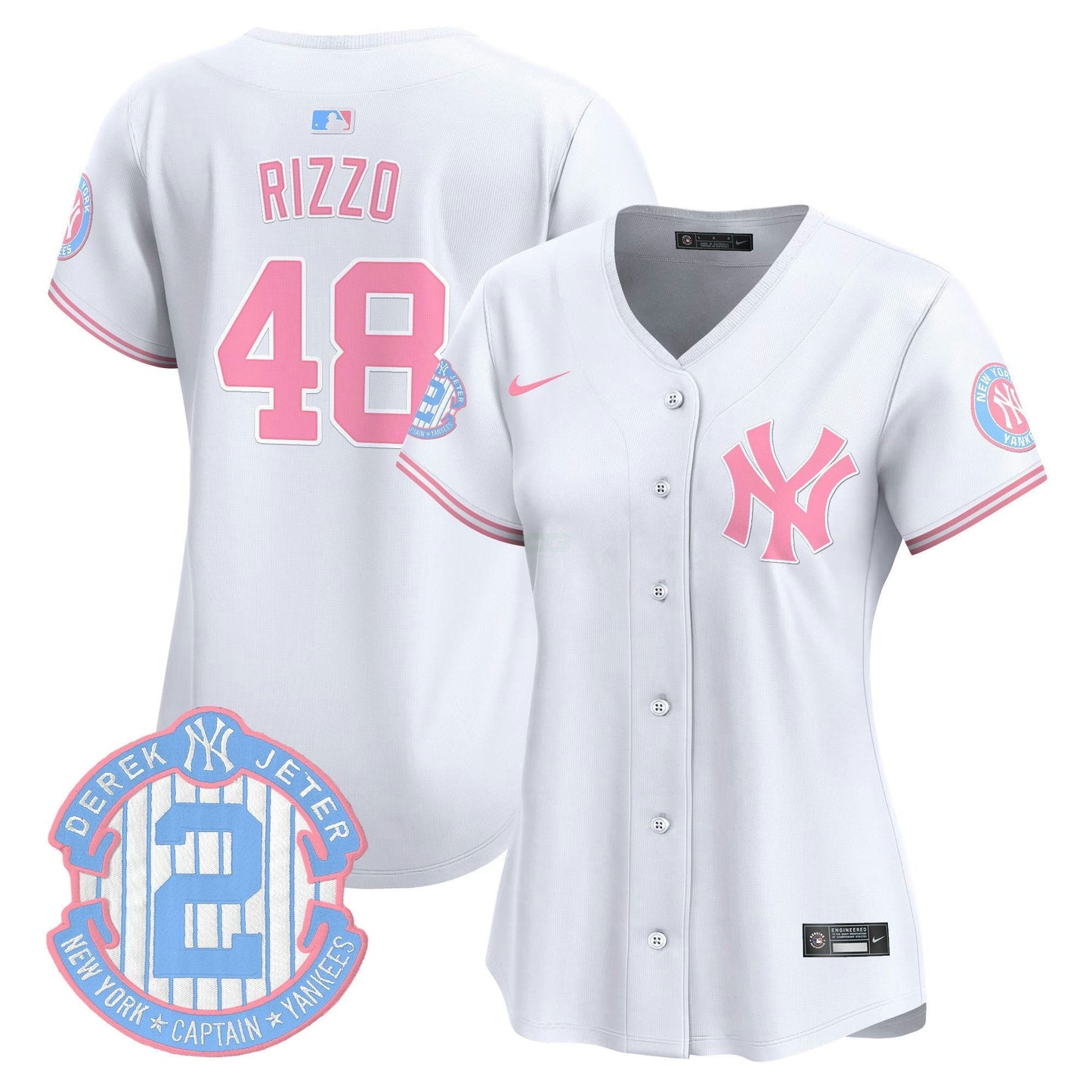 Camisa MLB Women’s New York Bubblegum Pink Vapor Premier Limited Jersey