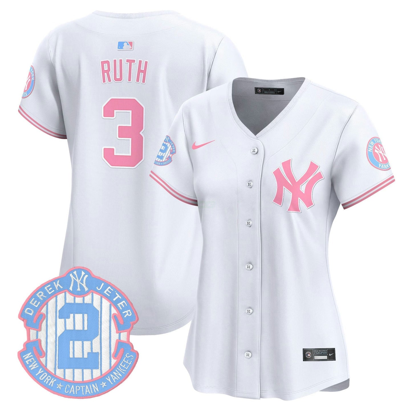 Camisa MLB Women’s New York Bubblegum Pink Vapor Premier Limited Jersey