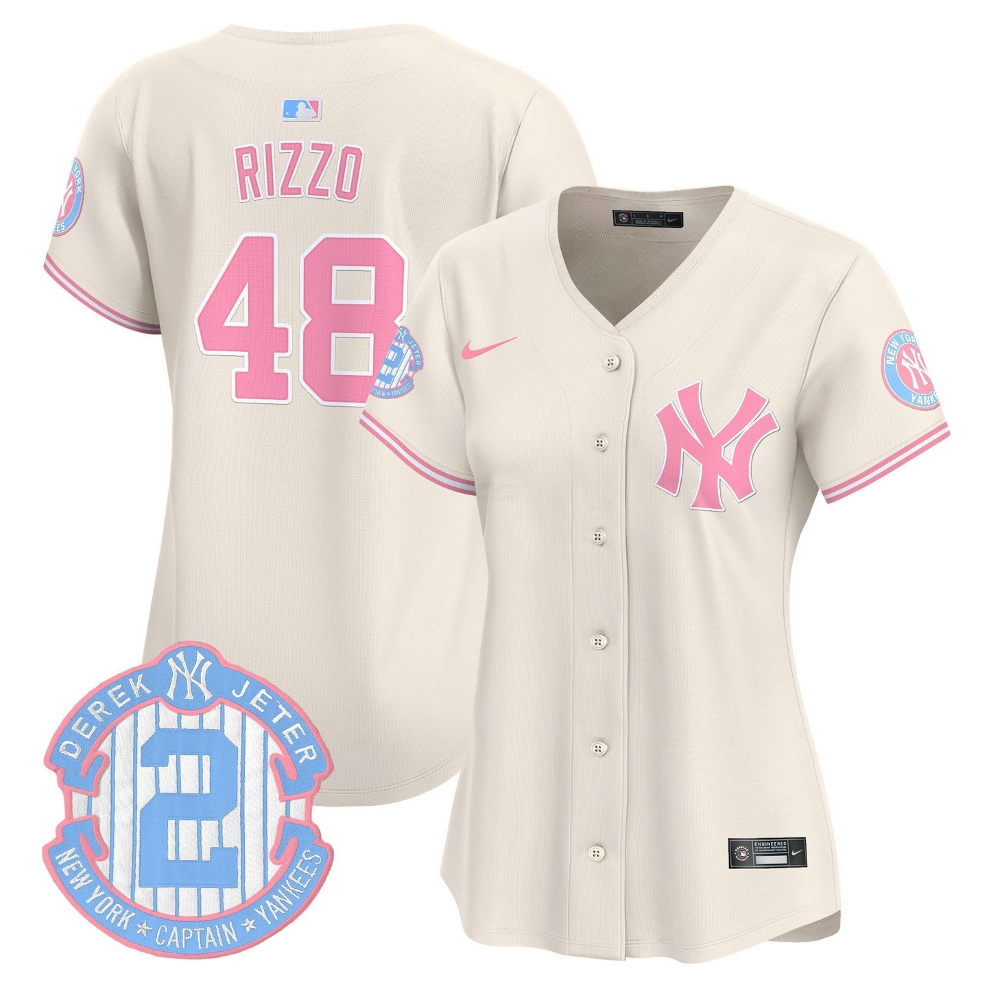 Camisa MLB Women’s New York Bubblegum Pink Vapor Premier Limited Jersey
