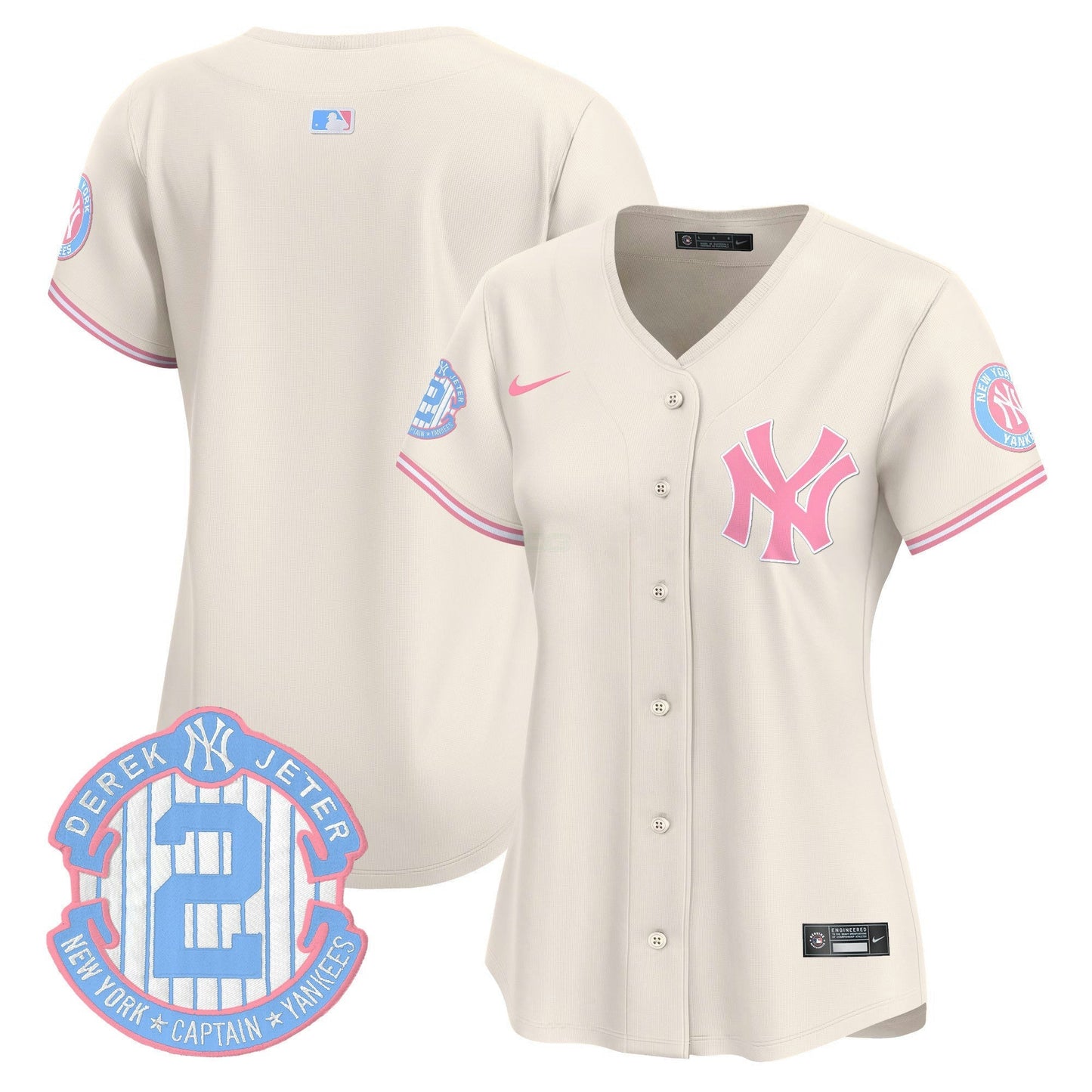Camisa MLB Women’s New York Bubblegum Pink Vapor Premier Limited Jersey
