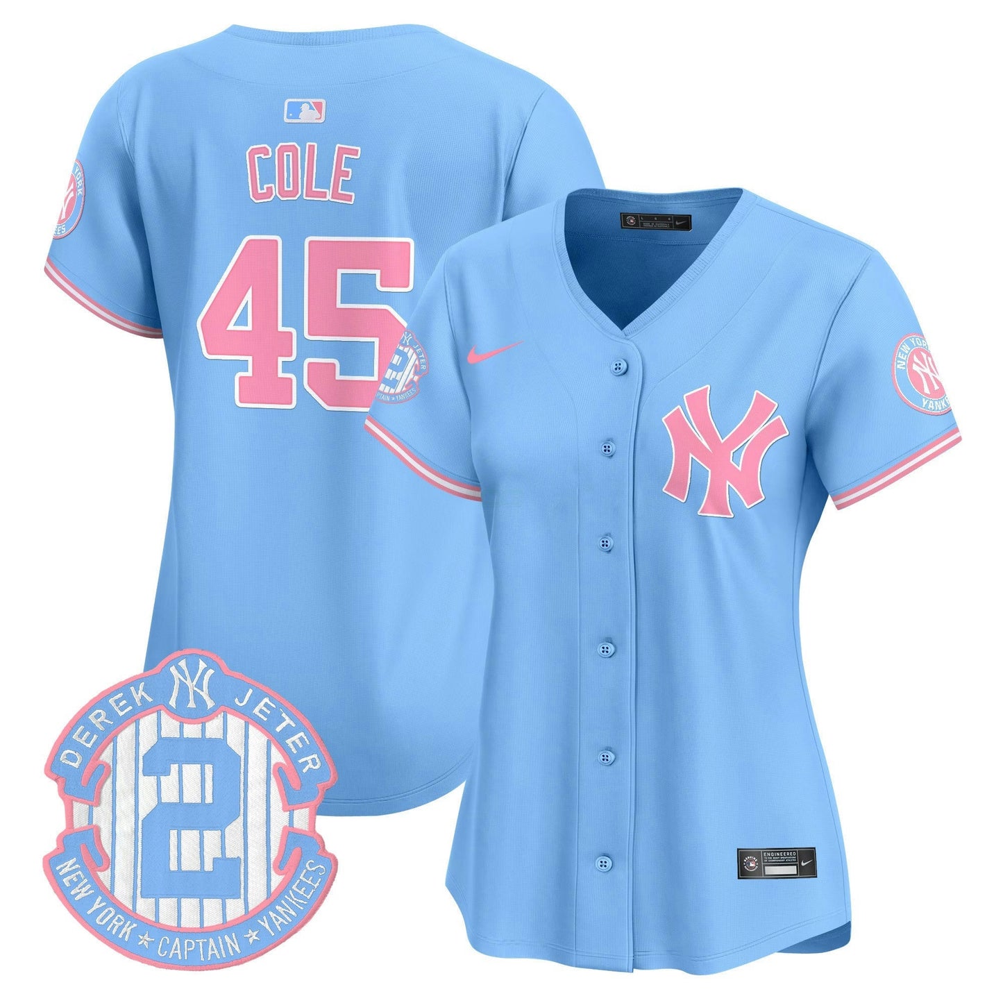 Camisa MLB Women’s New York Bubblegum Pink Vapor Premier Limited Jersey