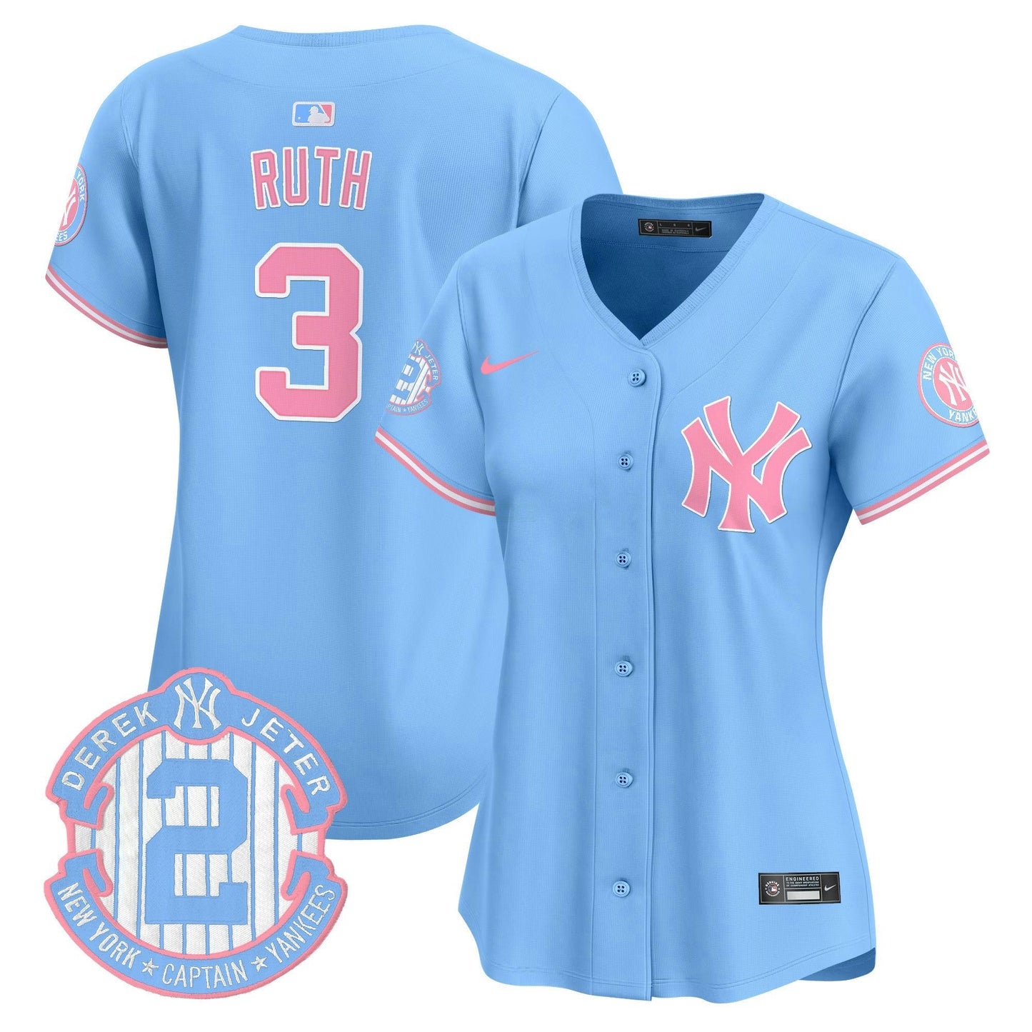 Camisa MLB Women’s New York Bubblegum Pink Vapor Premier Limited Jersey