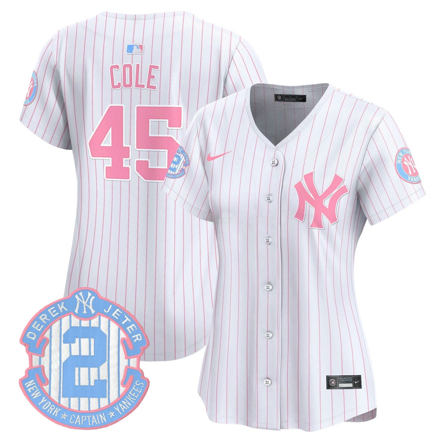 Camisa MLB Women’s New York Bubblegum Pink Vapor Premier Limited Jersey