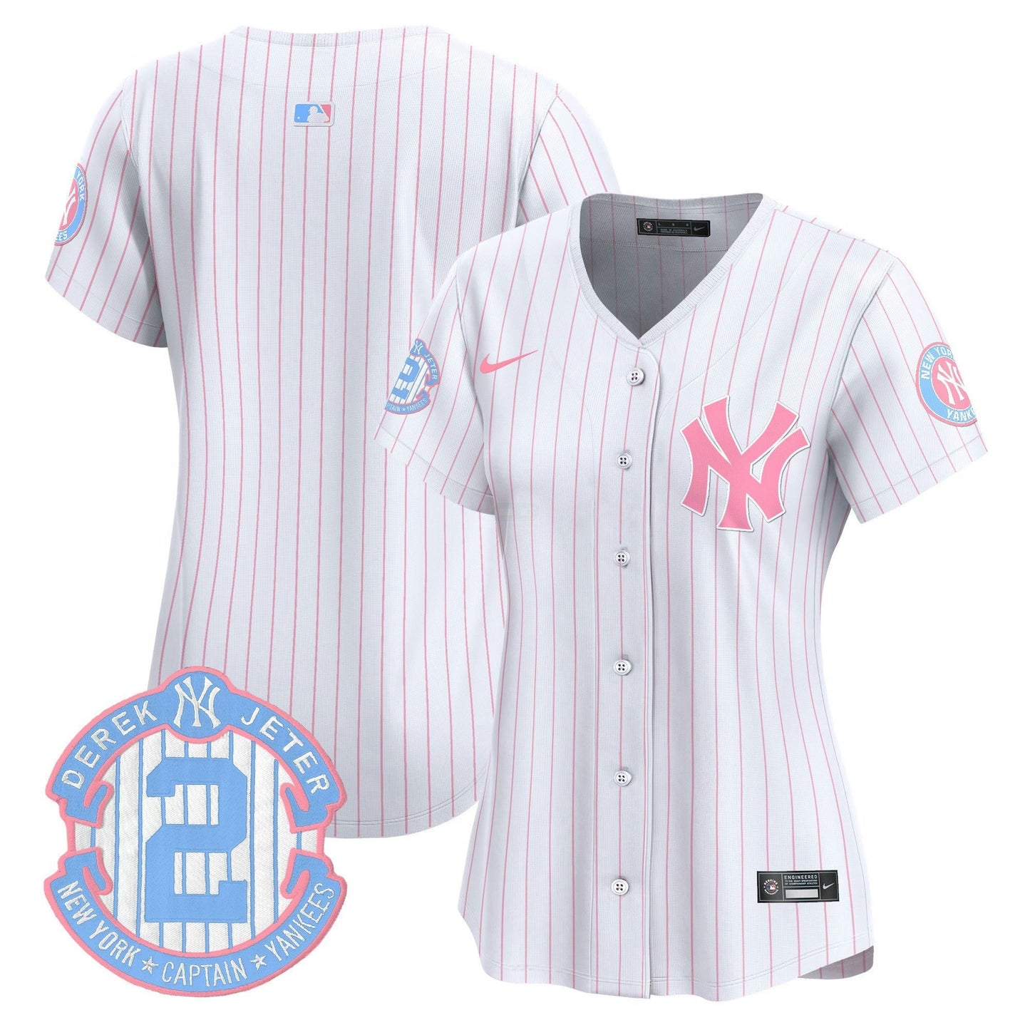 Camisa MLB Women’s New York Bubblegum Pink Vapor Premier Limited Jersey