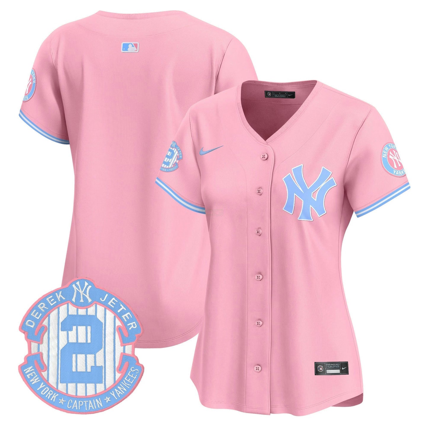 Camisa MLB Women’s New York Bubblegum Pink Vapor Premier Limited Jersey