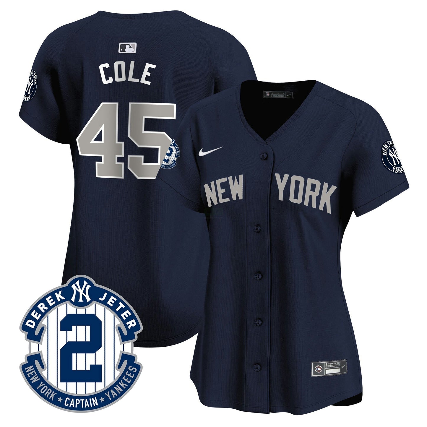 Camisa MLB Women’s New York Derek Jeter Patch Vapor Premier Limited Jersey