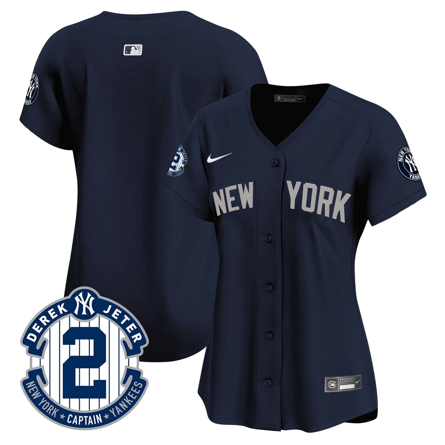 Camisa MLB Women’s New York Derek Jeter Patch Vapor Premier Limited Jersey