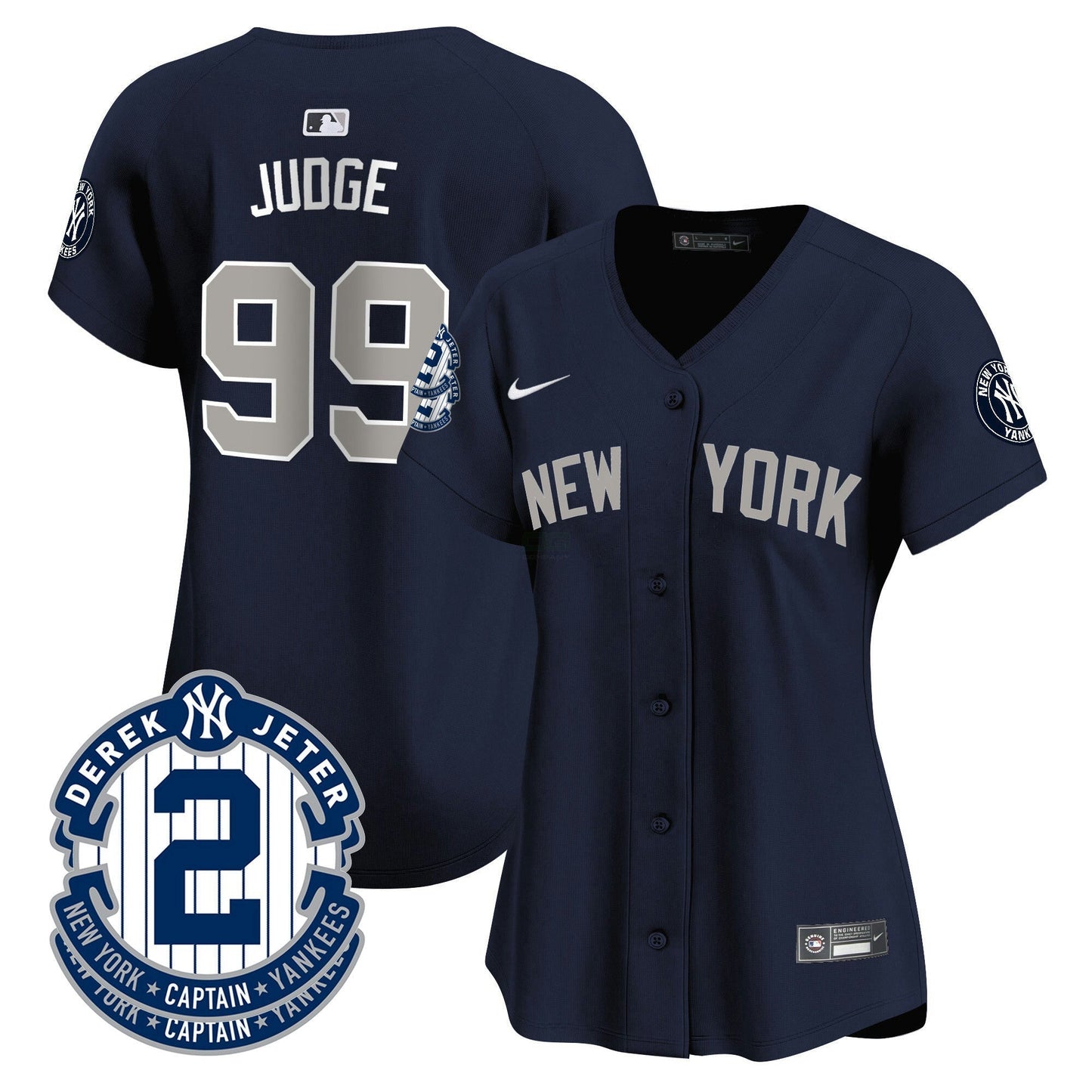 Camisa MLB Women’s New York Derek Jeter Patch Vapor Premier Limited Jersey