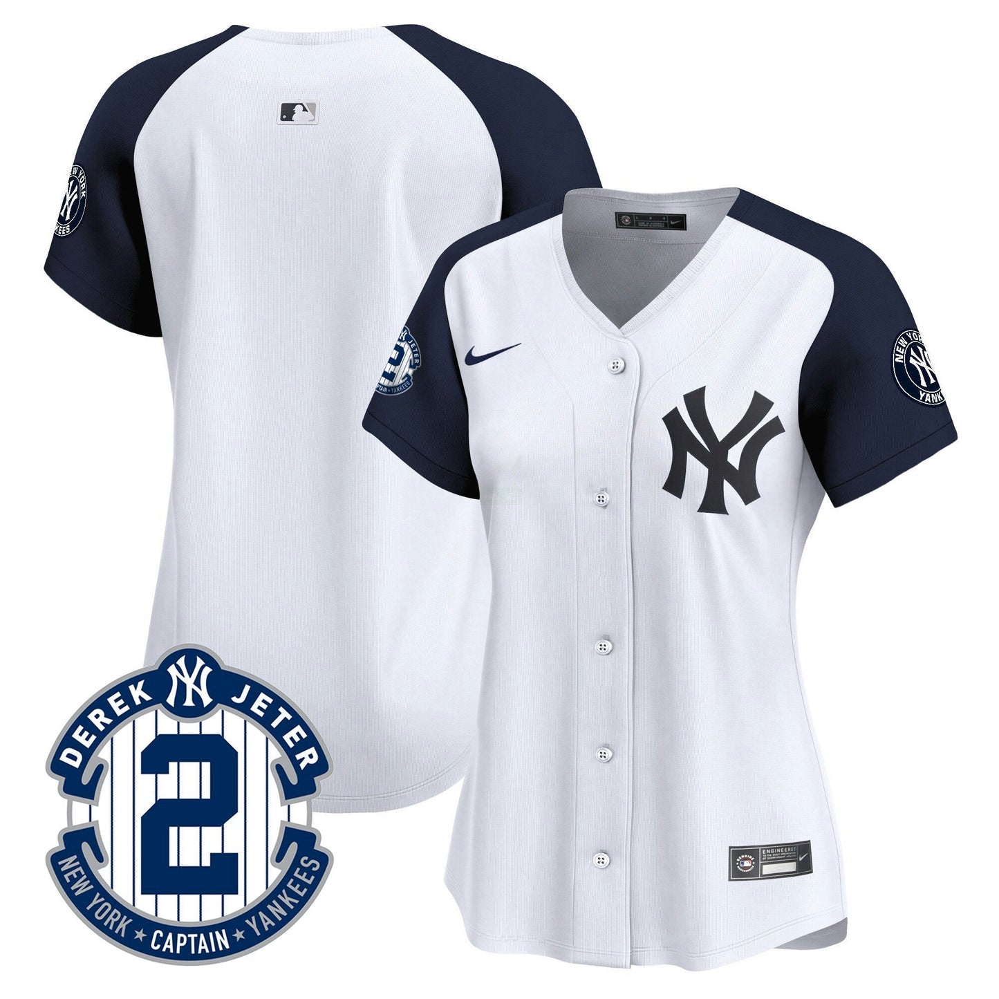 Camisa MLB Women’s New York Derek Jeter Patch Vapor Premier Limited Jersey