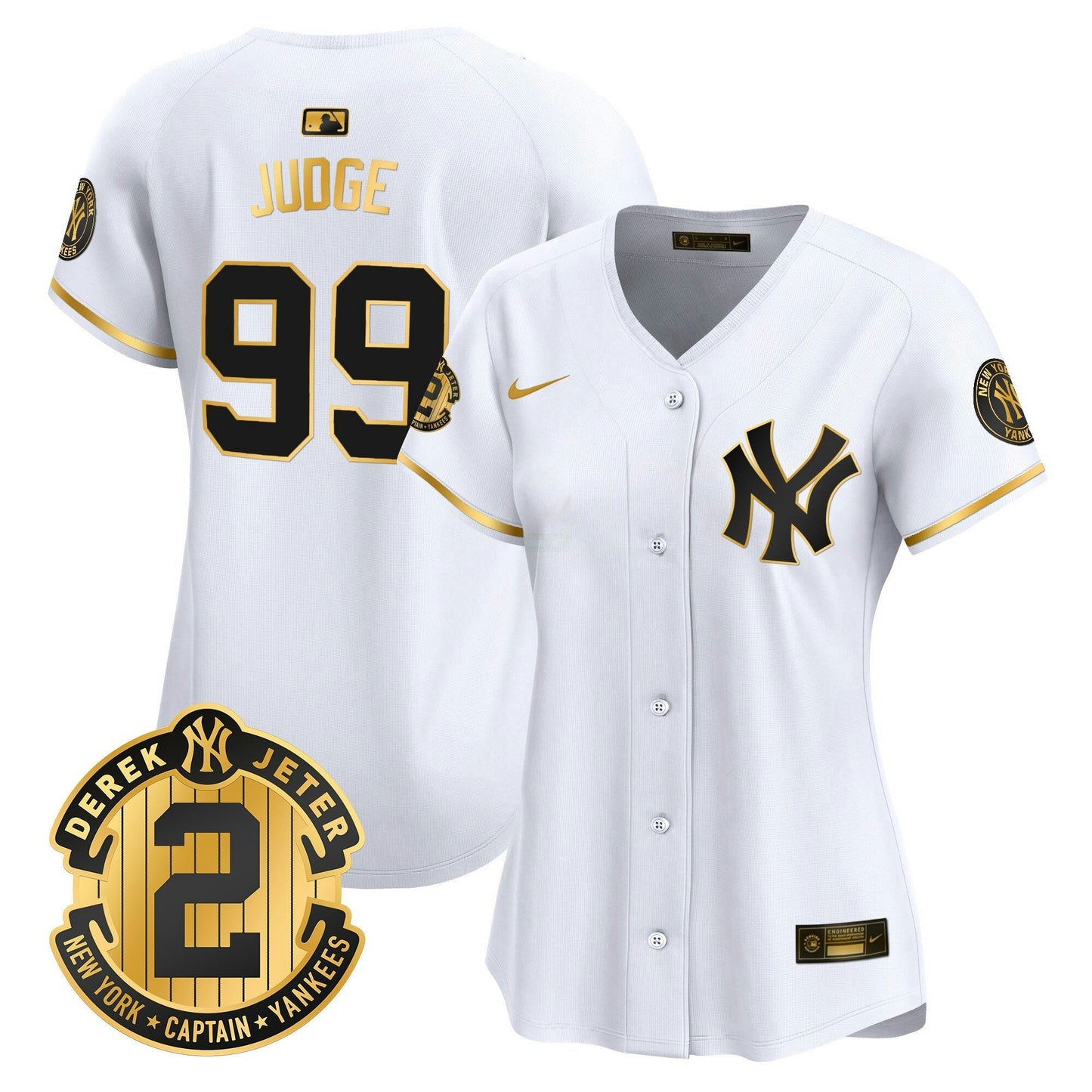 Camisa MLB Women’s New York Derek Jeter Patch Vapor Premier Limited Jersey