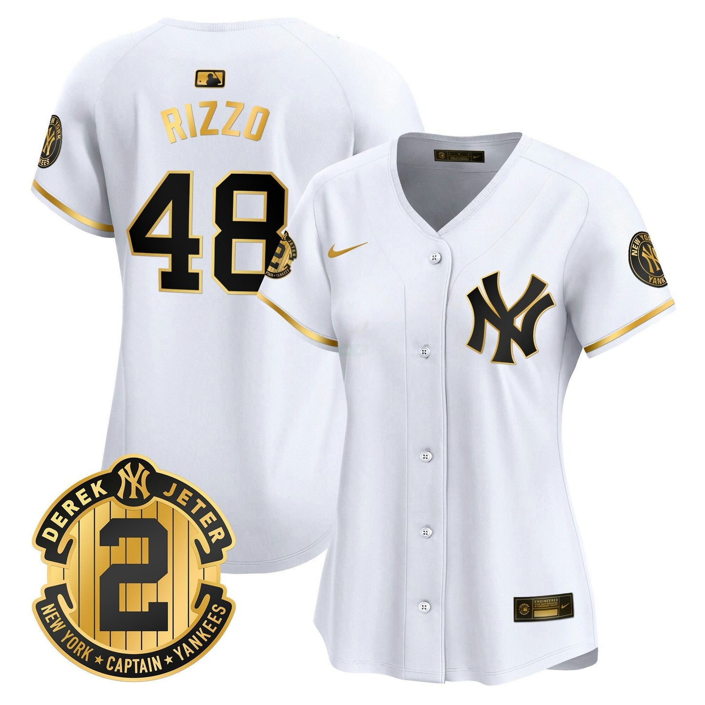 Camisa MLB Women’s New York Derek Jeter Patch Vapor Premier Limited Jersey