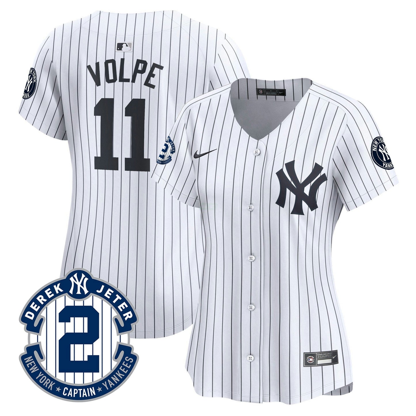 Camisa MLB Women’s New York Derek Jeter Patch Vapor Premier Limited Jersey