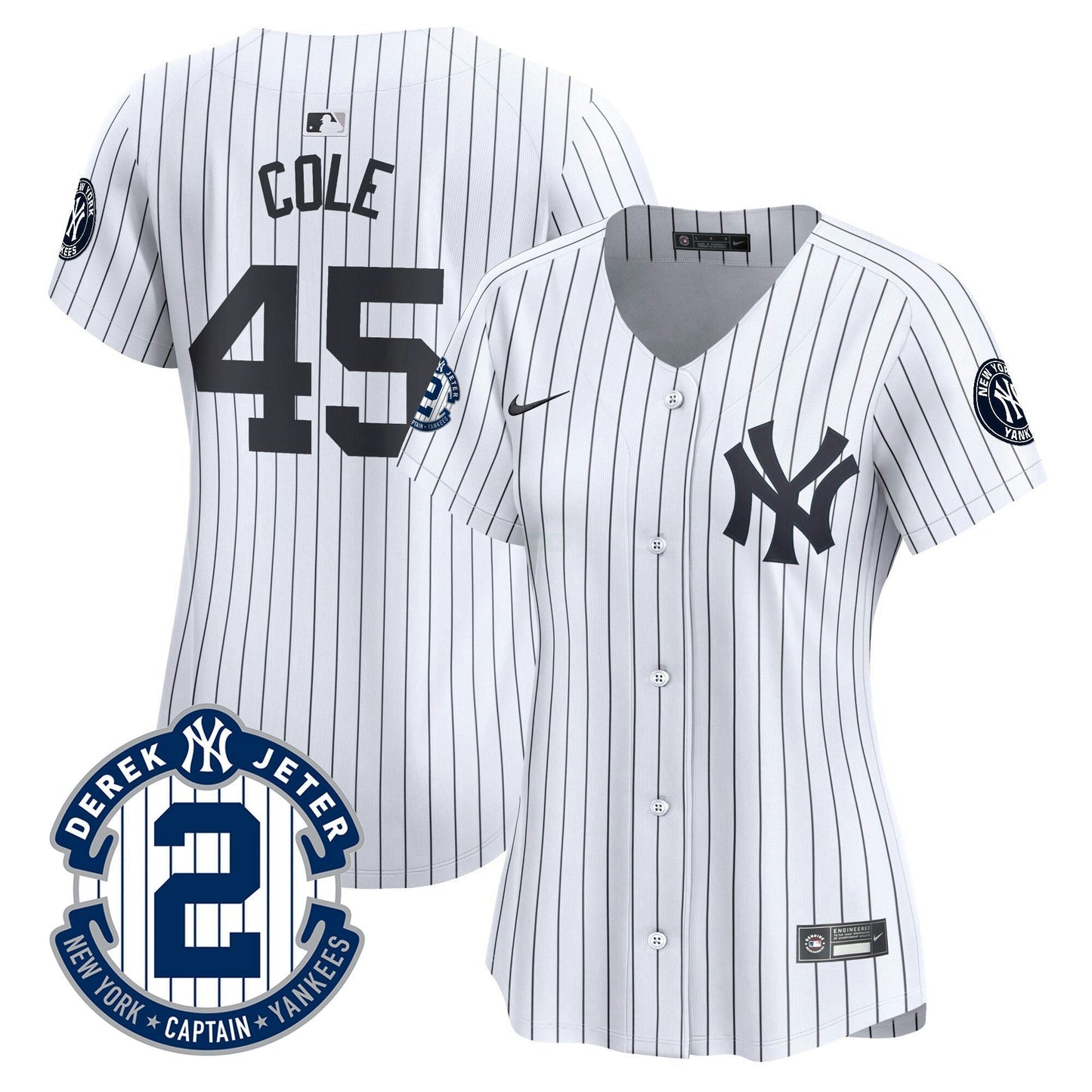 Camisa MLB Women’s New York Derek Jeter Patch Vapor Premier Limited Jersey