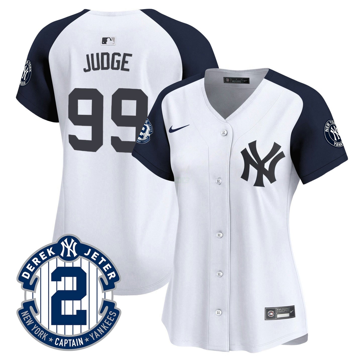 Camisa MLB Women’s New York Derek Jeter Patch Vapor Premier Limited Jersey