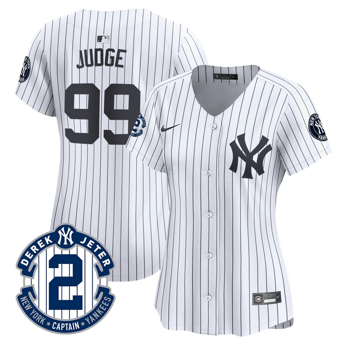 Camisa MLB Women’s New York Derek Jeter Patch Vapor Premier Limited Jersey