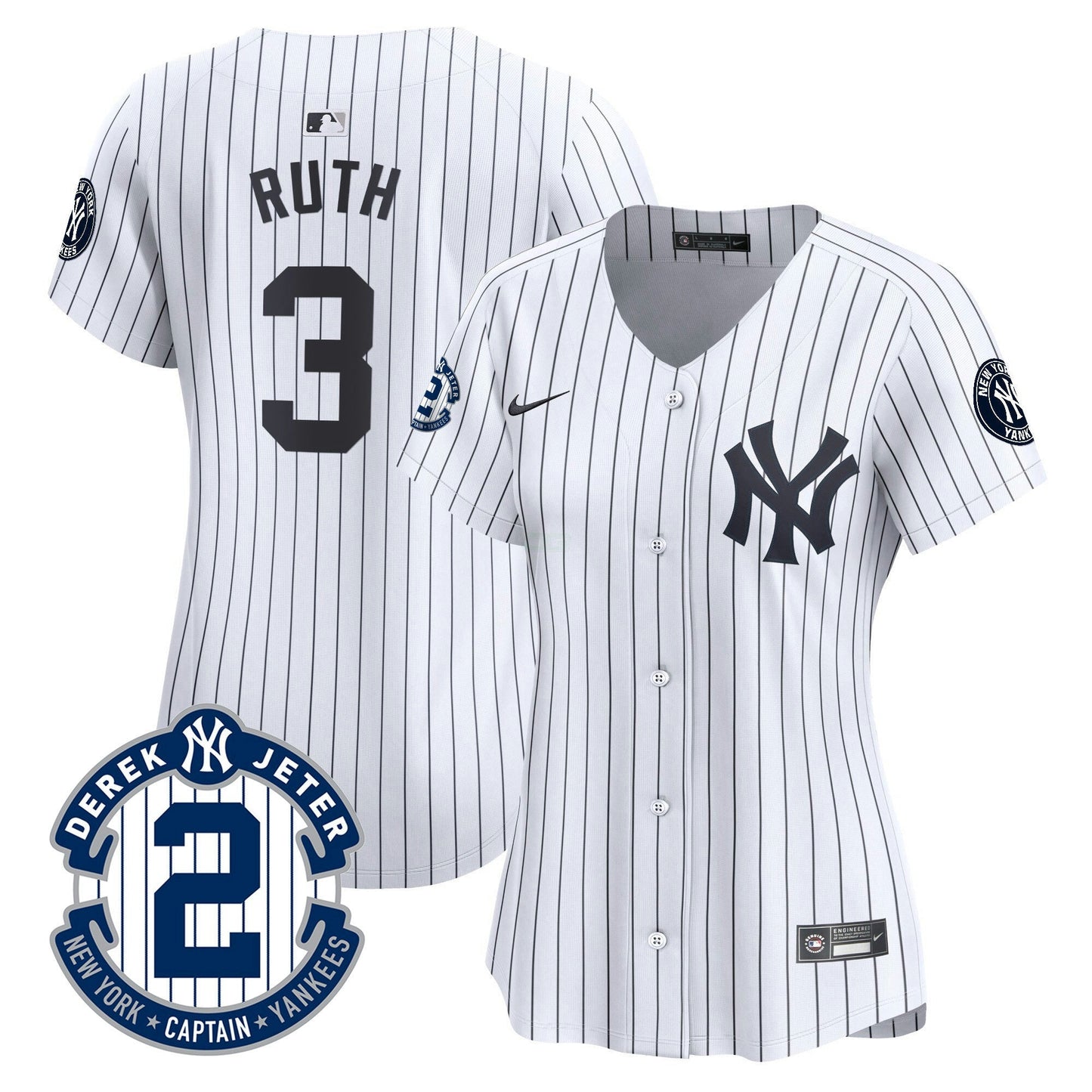 Camisa MLB Women’s New York Derek Jeter Patch Vapor Premier Limited Jersey