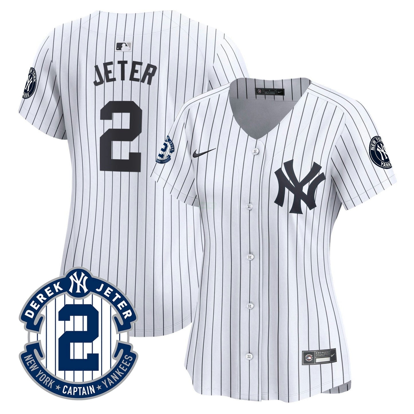 Camisa MLB Women’s New York Derek Jeter Patch Vapor Premier Limited Jersey
