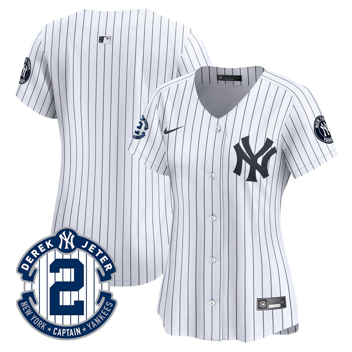 Camisa MLB Women’s New York Derek Jeter Patch Vapor Premier Limited Jersey