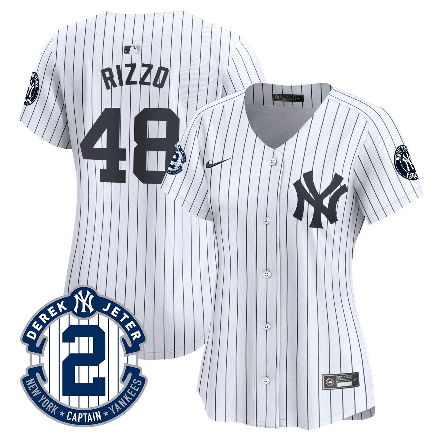 Camisa MLB Women’s New York Derek Jeter Patch Vapor Premier Limited Jersey