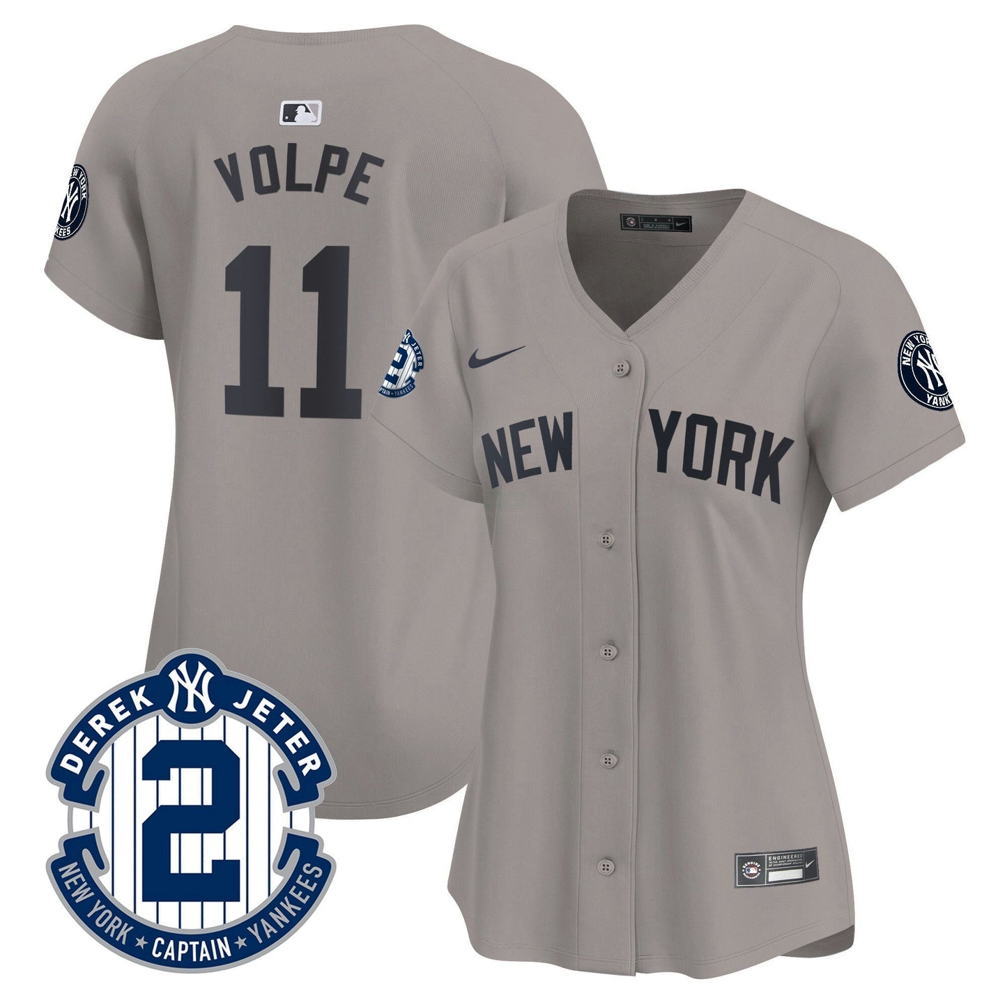 Camisa MLB Women’s New York Derek Jeter Patch Vapor Premier Limited Jersey