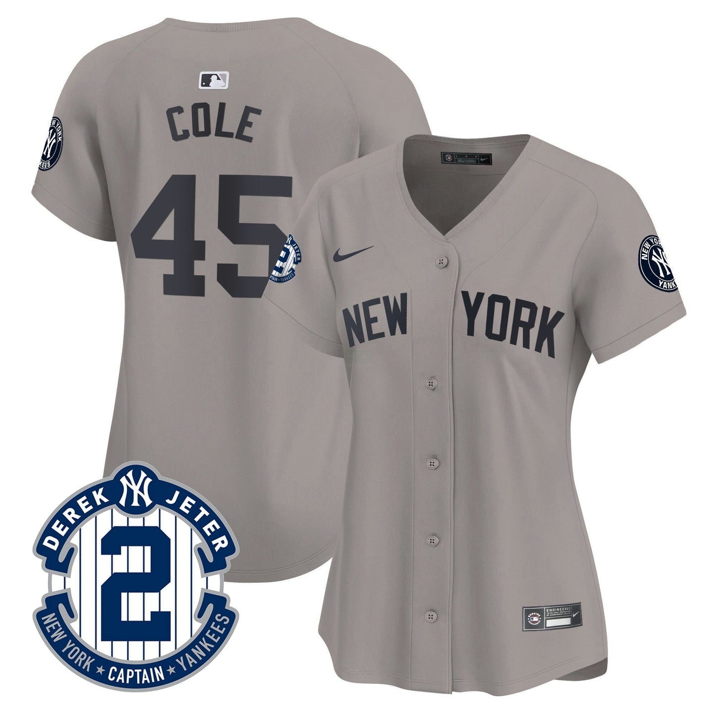Camisa MLB Women’s New York Derek Jeter Patch Vapor Premier Limited Jersey