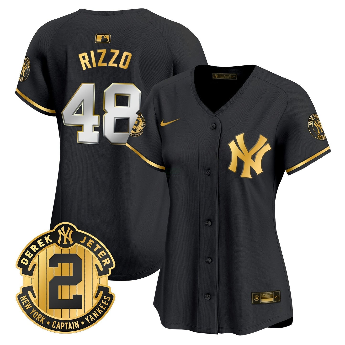Camisa MLB Women’s New York Derek Jeter Patch Vapor Premier Limited Jersey