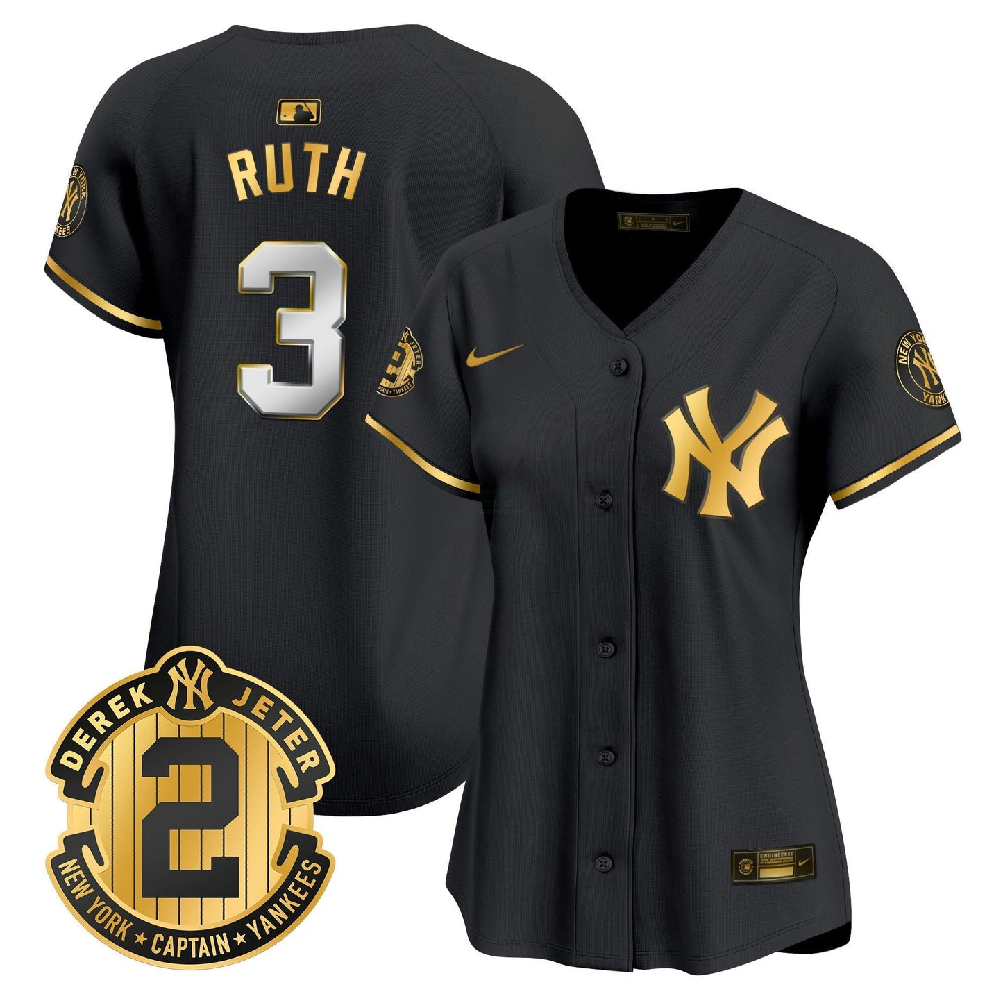 Camisa MLB Women’s New York Derek Jeter Patch Vapor Premier Limited Jersey