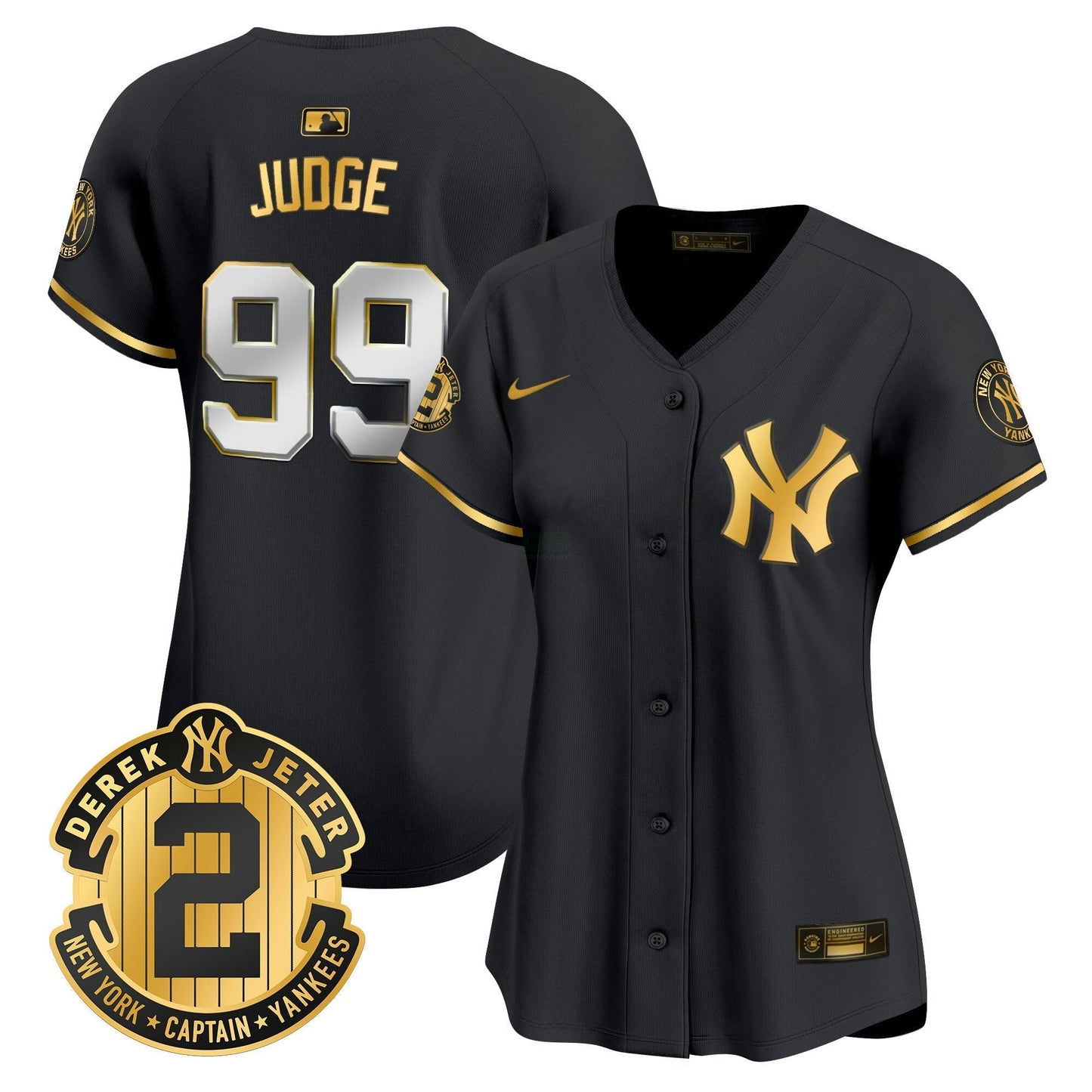 Camisa MLB Women’s New York Derek Jeter Patch Vapor Premier Limited Jersey