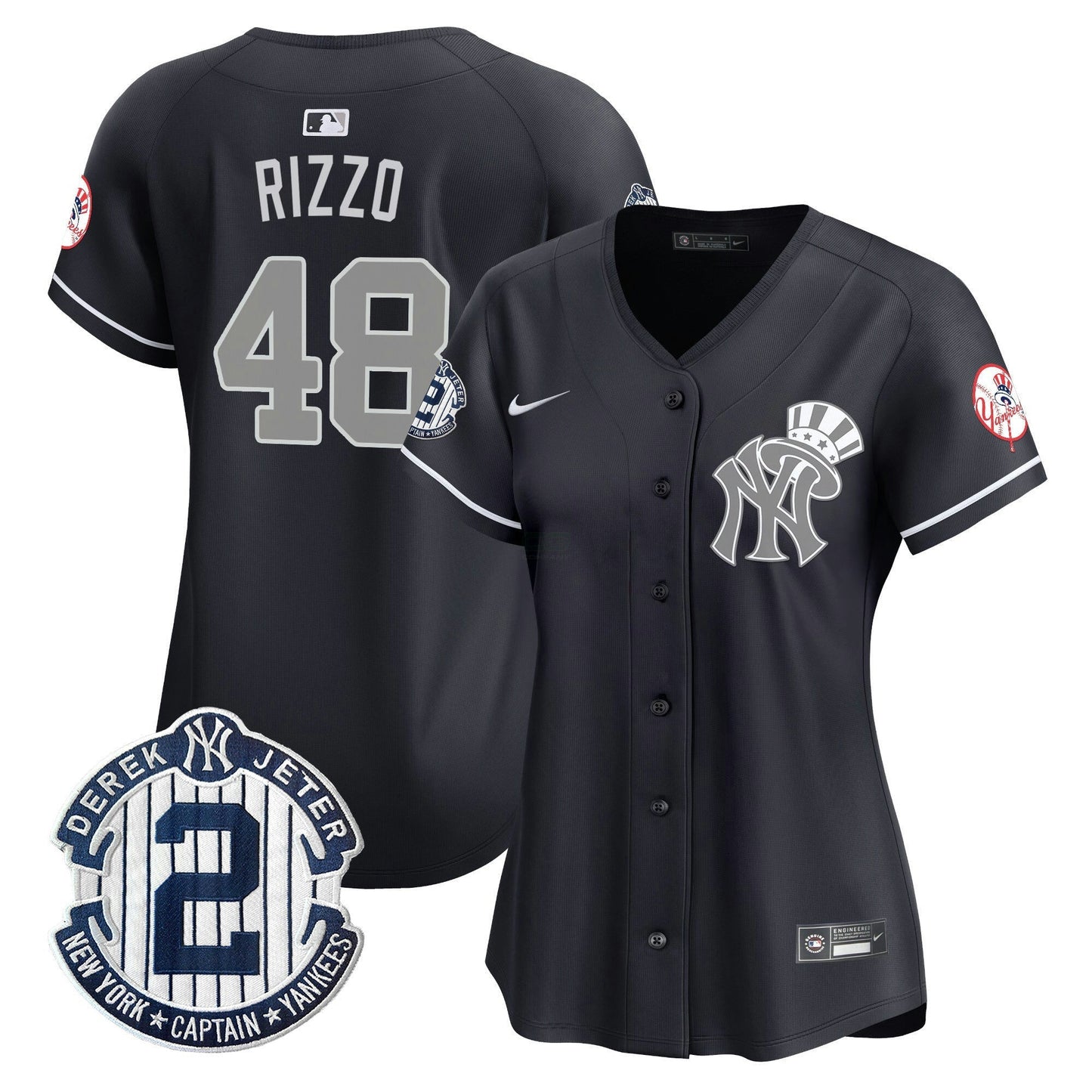 Camisa MLB Women’s New York Derek Jeter Patch Vapor Premier Limited Jersey V2