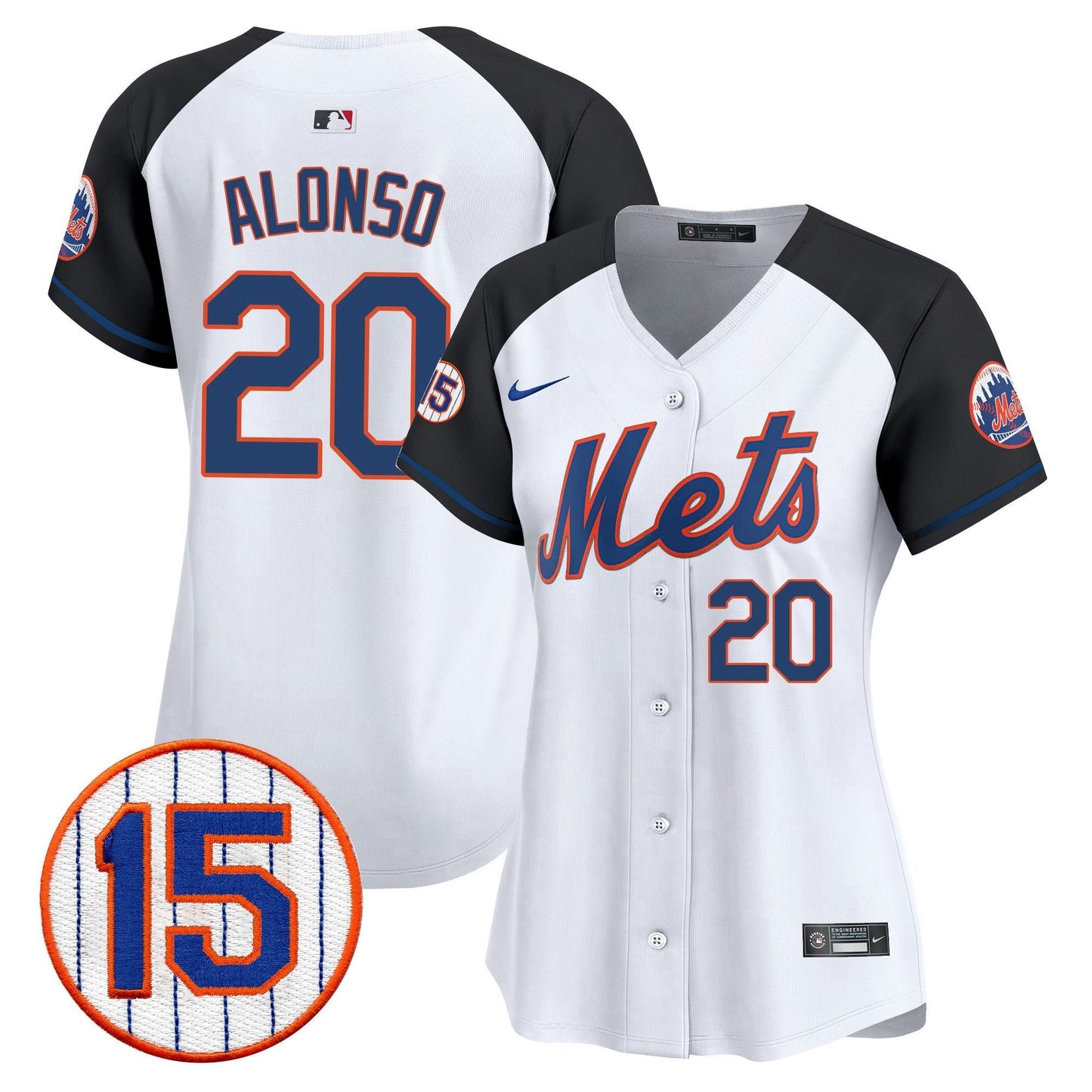 Camisa MLB Women’s New York Jerry Grote Patch Vapor Premier Limited Jersey