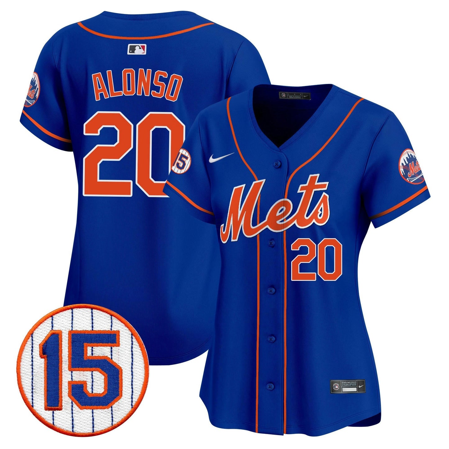 Camisa MLB Women’s New York Jerry Grote Patch Vapor Premier Limited Jersey
