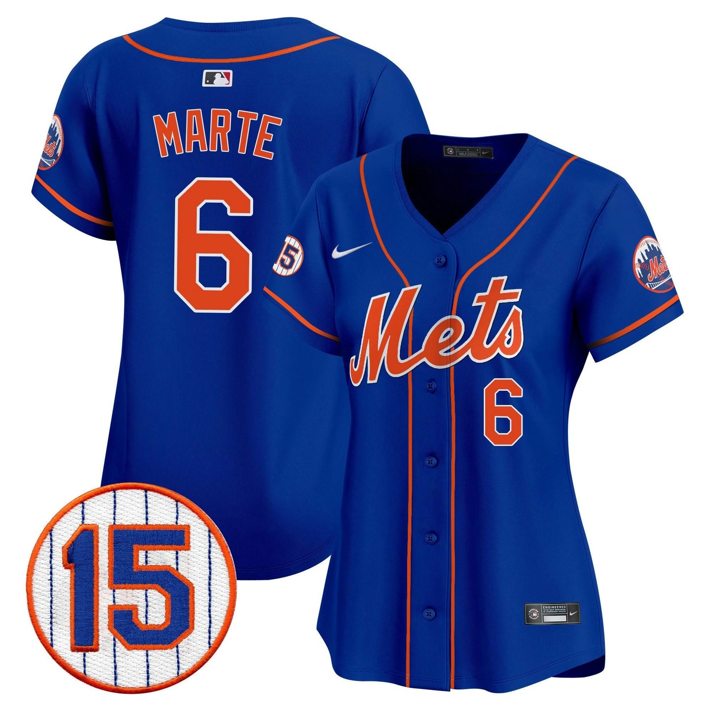 Camisa MLB Women’s New York Jerry Grote Patch Vapor Premier Limited Jersey