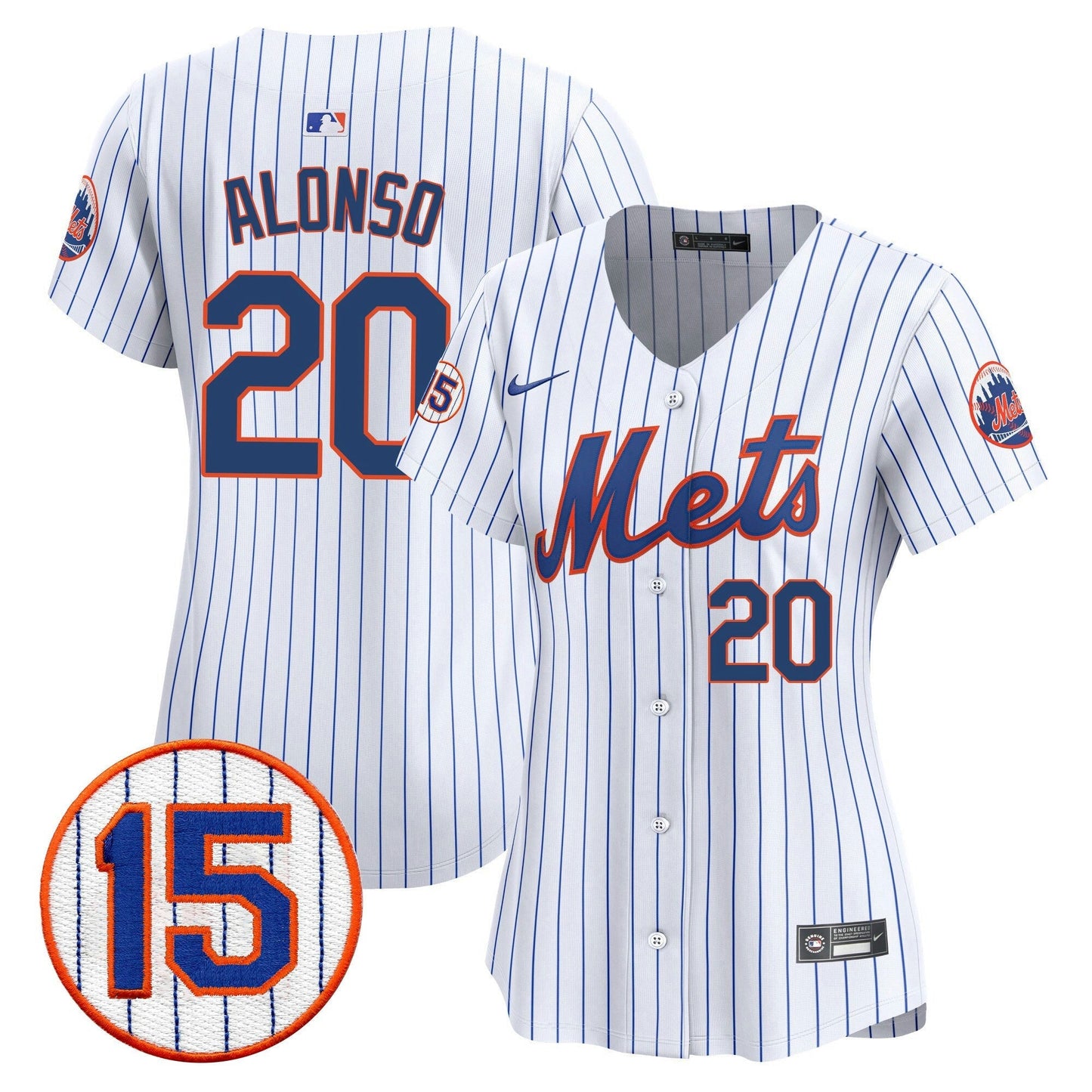 Camisa MLB Women’s New York Jerry Grote Patch Vapor Premier Limited Jersey