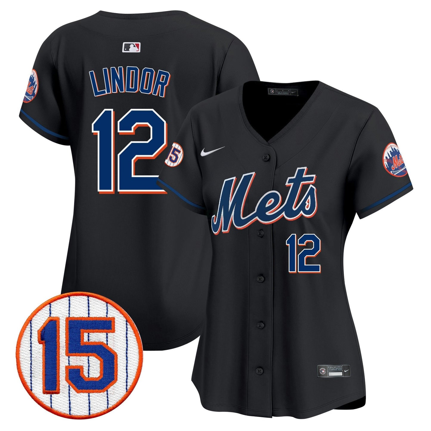 Camisa MLB Women’s New York Jerry Grote Patch Vapor Premier Limited Jersey