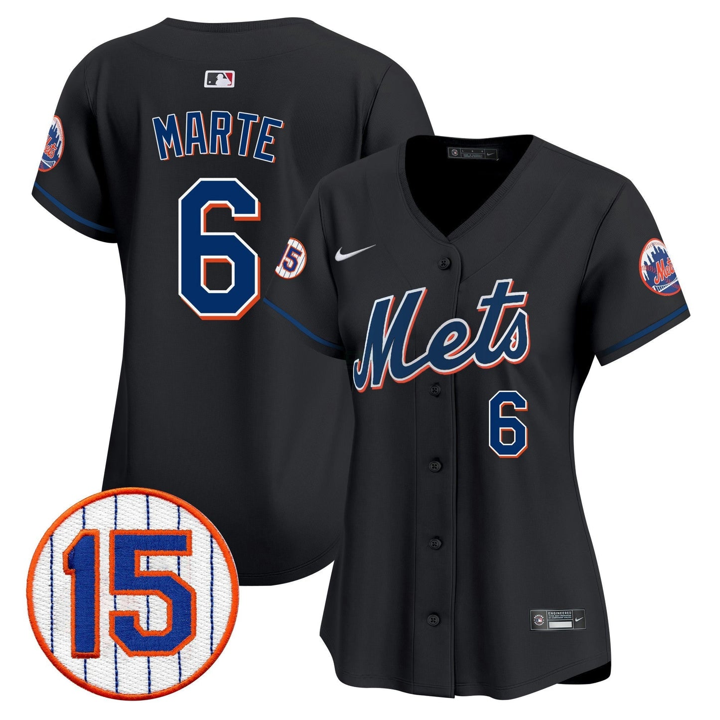Camisa MLB Women’s New York Jerry Grote Patch Vapor Premier Limited Jersey
