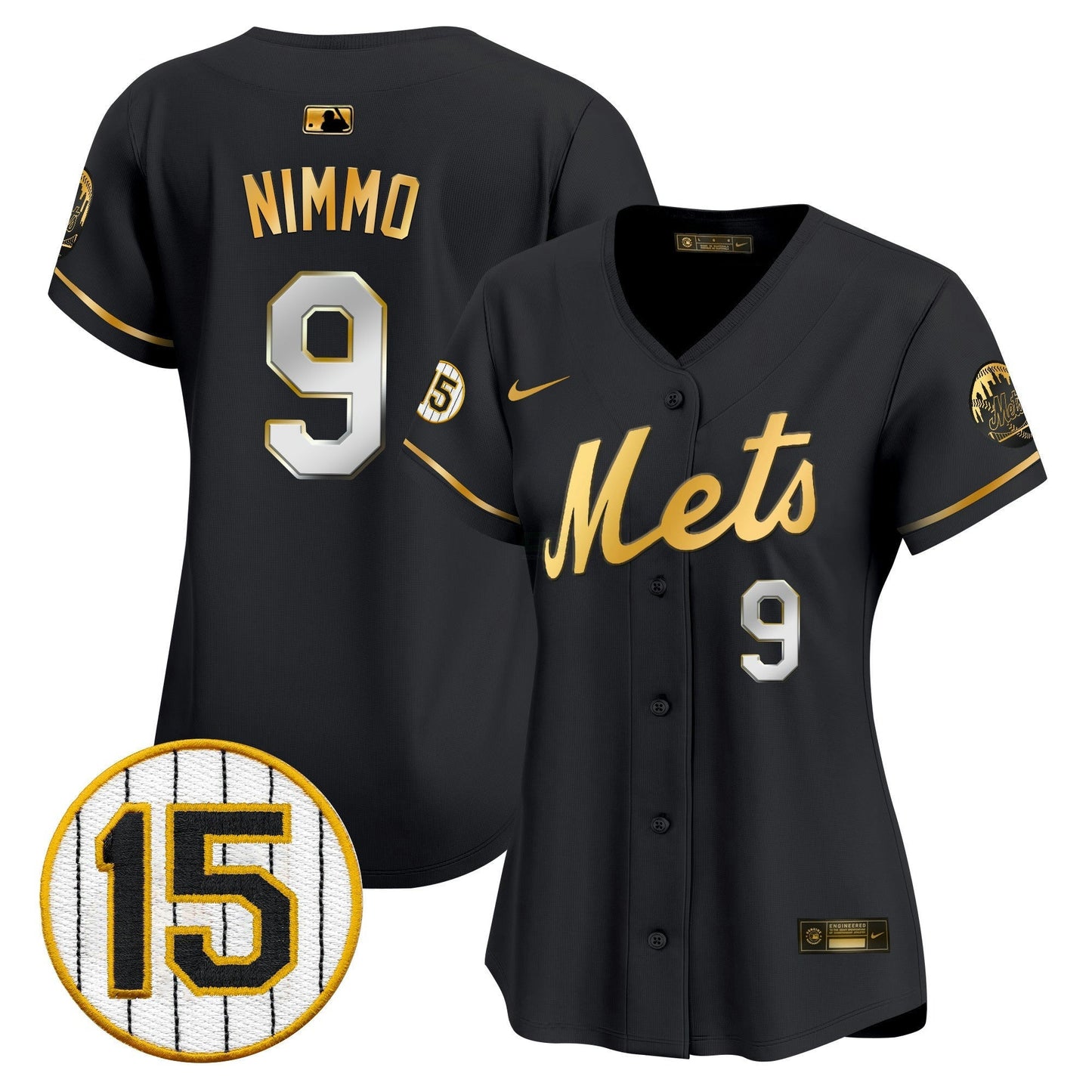 Camisa MLB Women’s New York Jerry Grote Patch Vapor Premier Limited Jersey