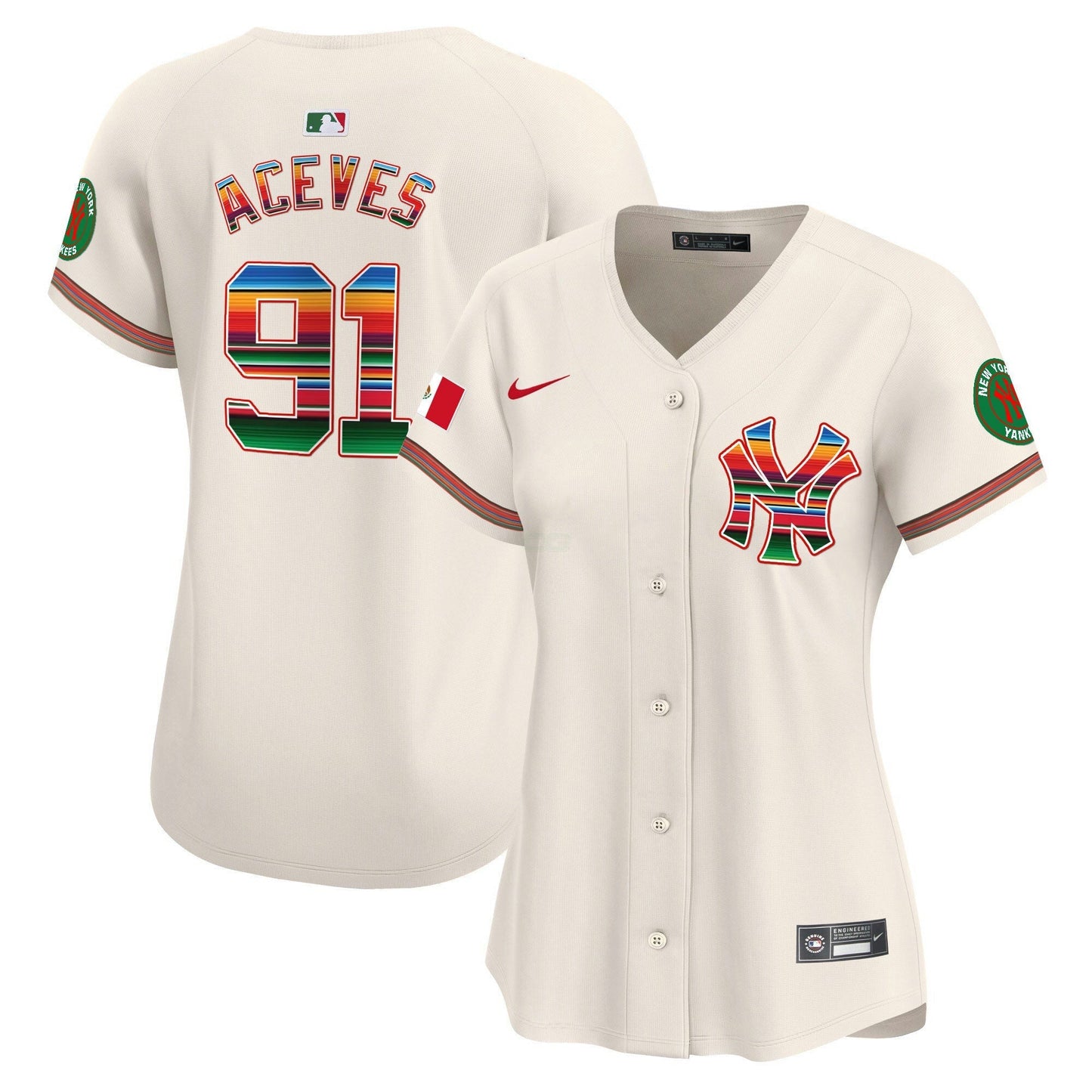 Camisa MLB Women’s New York Mexico Vapor Premier Limited Jersey